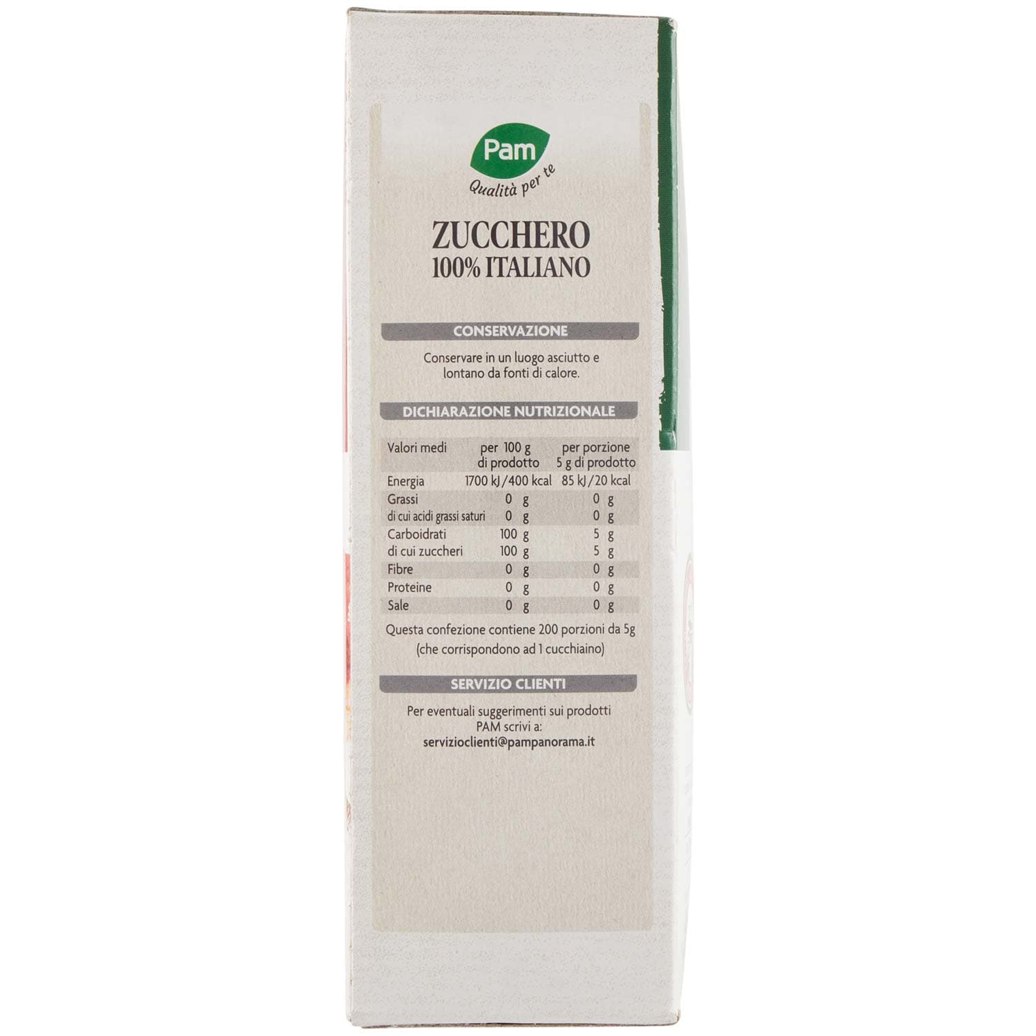 PAM Qualità per te Zucchero Finissimo 1 kg – immagine 3