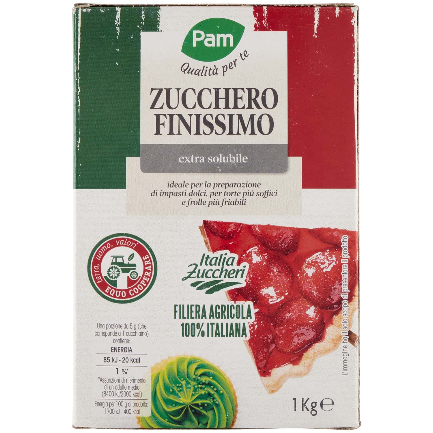 PAM Qualità per te Zucchero Finissimo 1 kg – immagine 4