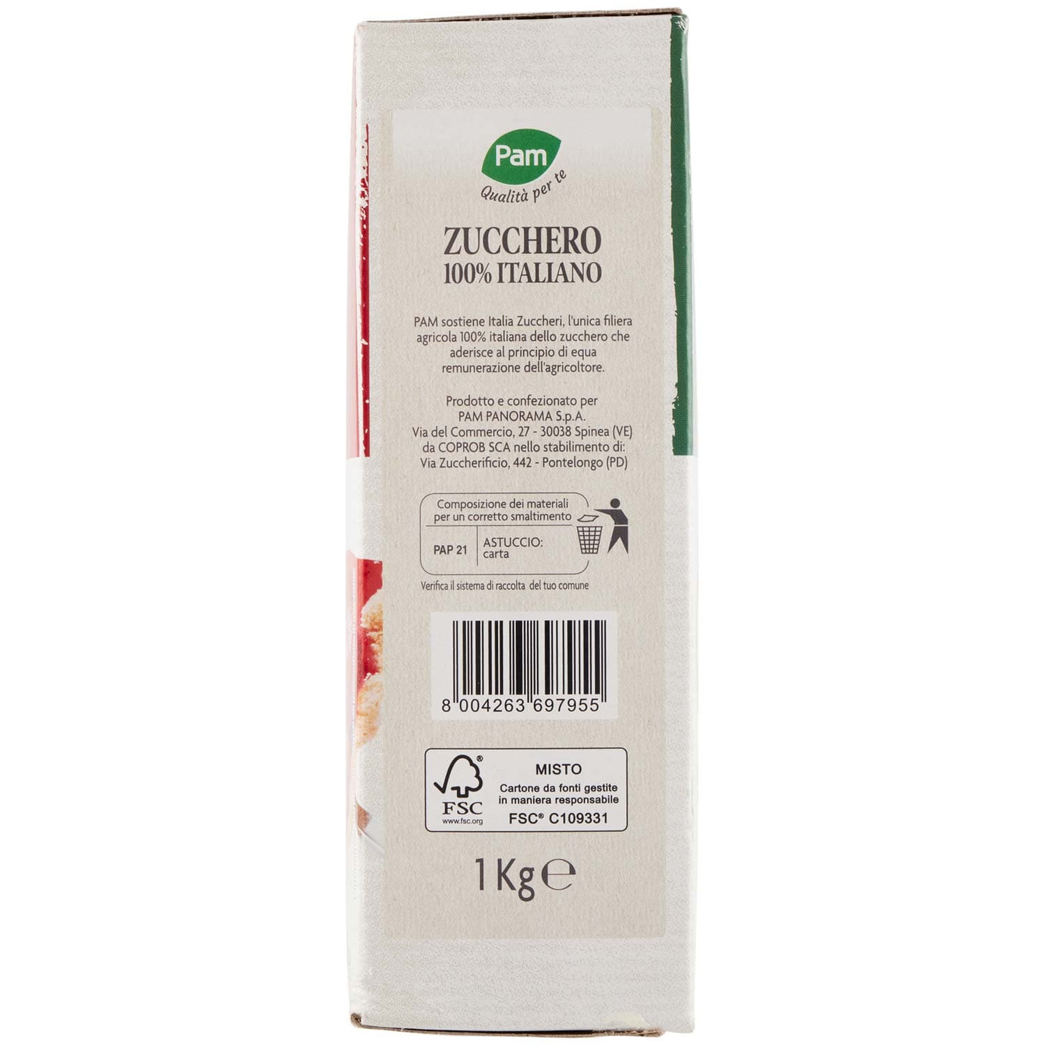 PAM Qualità per te Zucchero Finissimo 1 kg – immagine 5