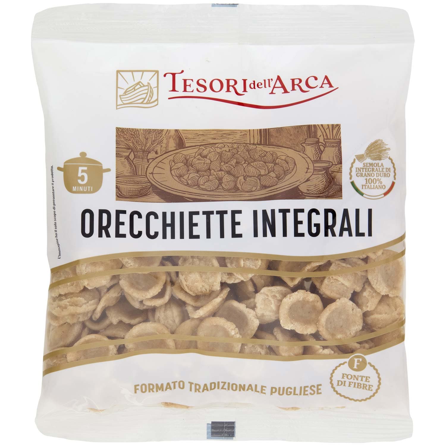 TESORI DELL'ARCA Orecchiette Integrali 250 g – immagine 2