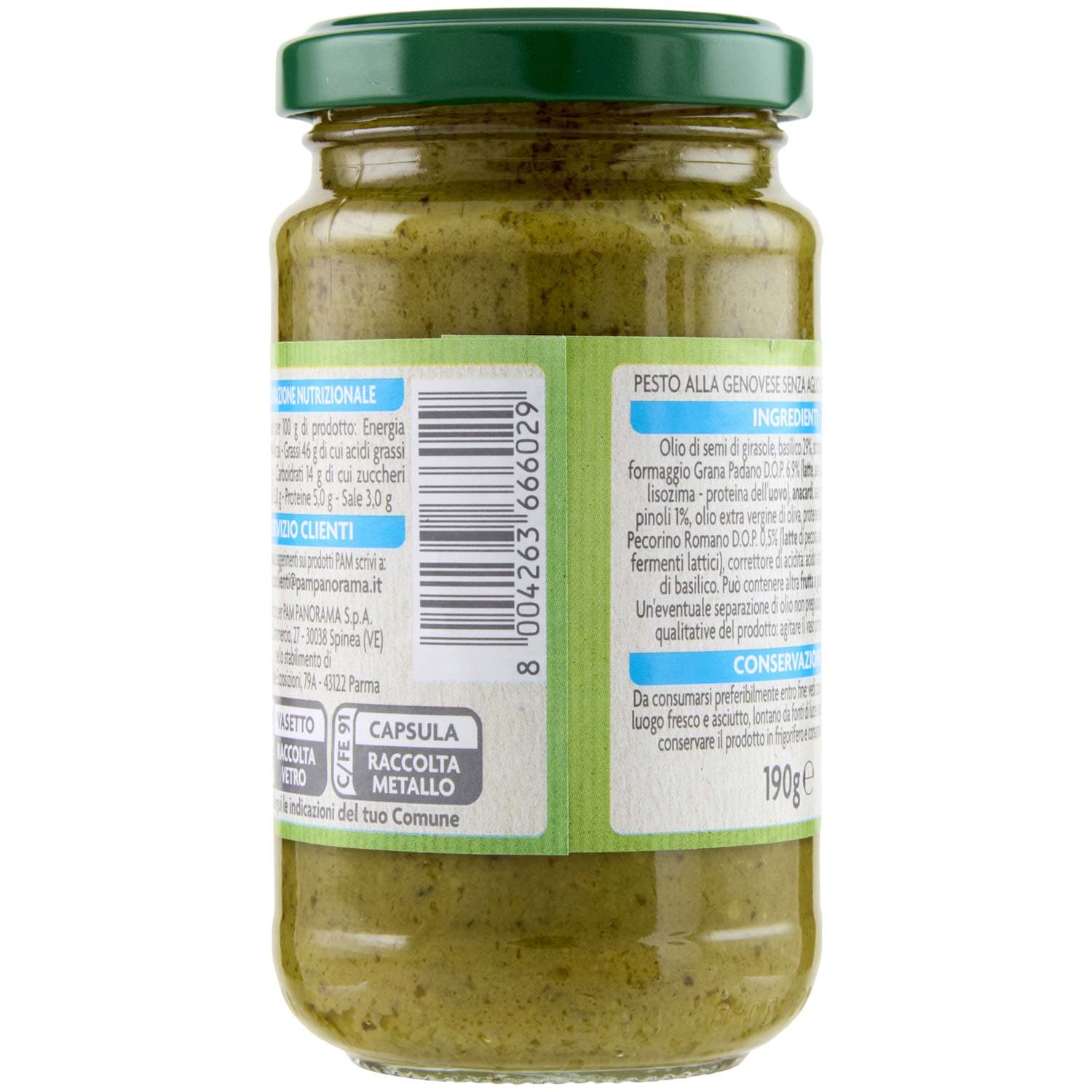 PAM Qualità per te Pesto alla Genovese senz'aglio 190 g – immagine 4