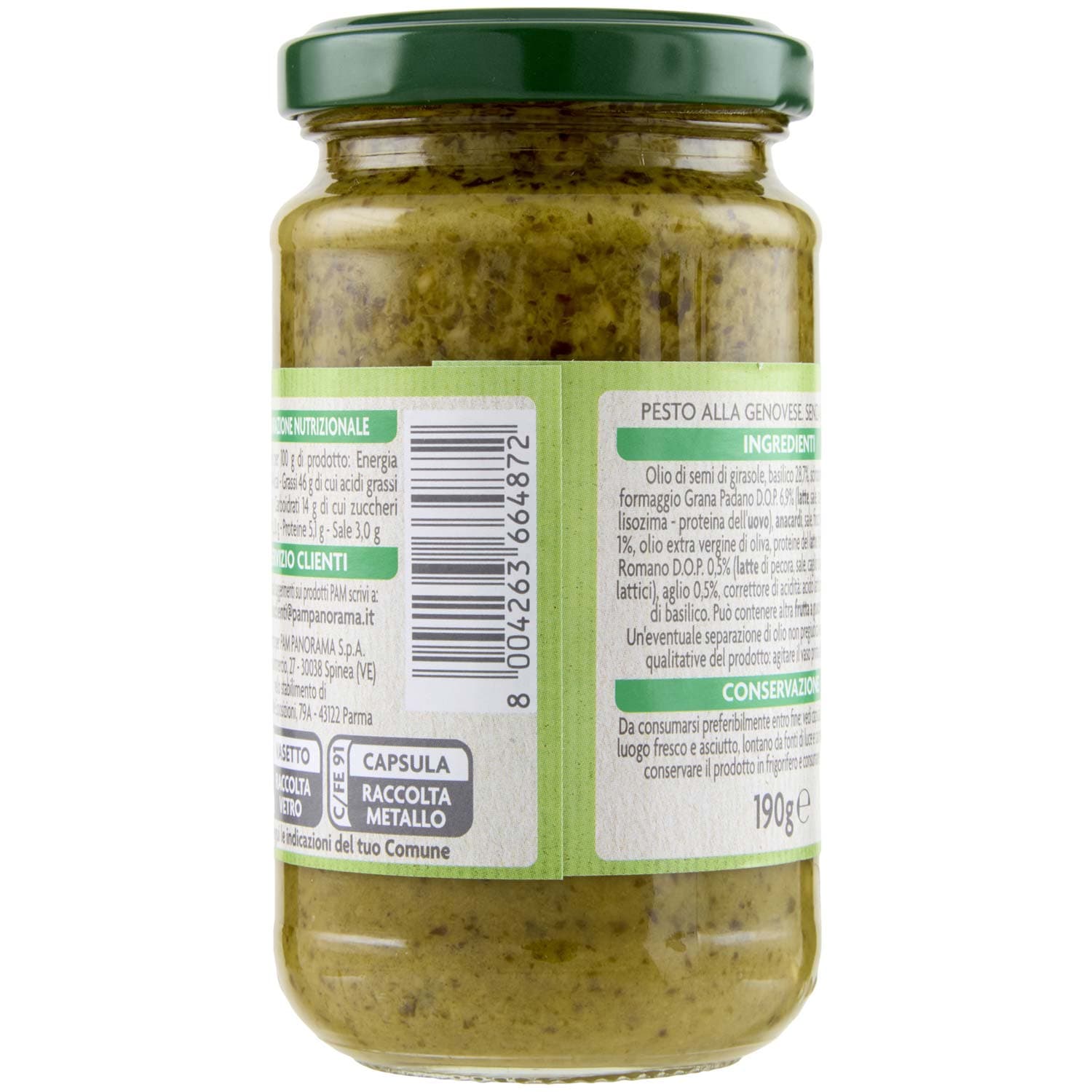 PAM Qualità per te Pesto alla Genovese 190 g – immagine 4
