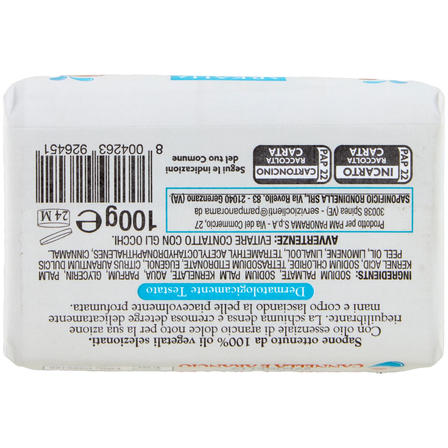 ARKALIA Saponetta Cannella e Arancio 100 g – immagine 4