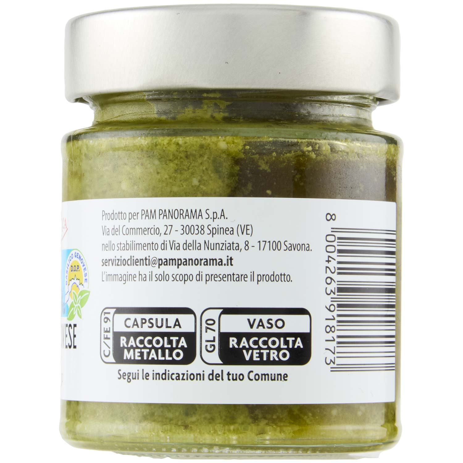 TESORI DELL'ARCA Pesto alla Genovese Senza Aglio 130 g – immagine 5