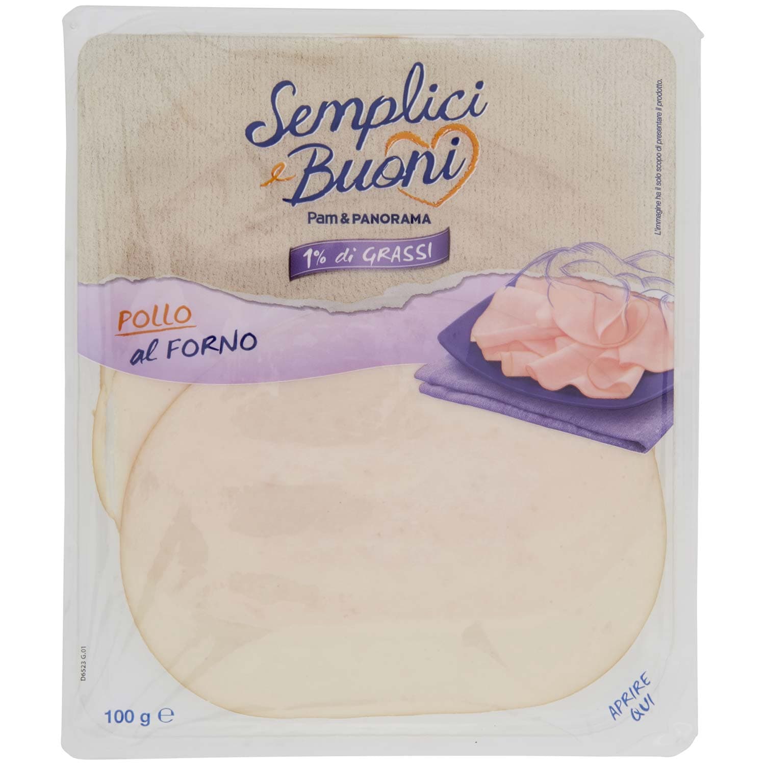 SEMPLICI E BUONI 1% di Grassi Pollo al Forno 100 g – immagine 2