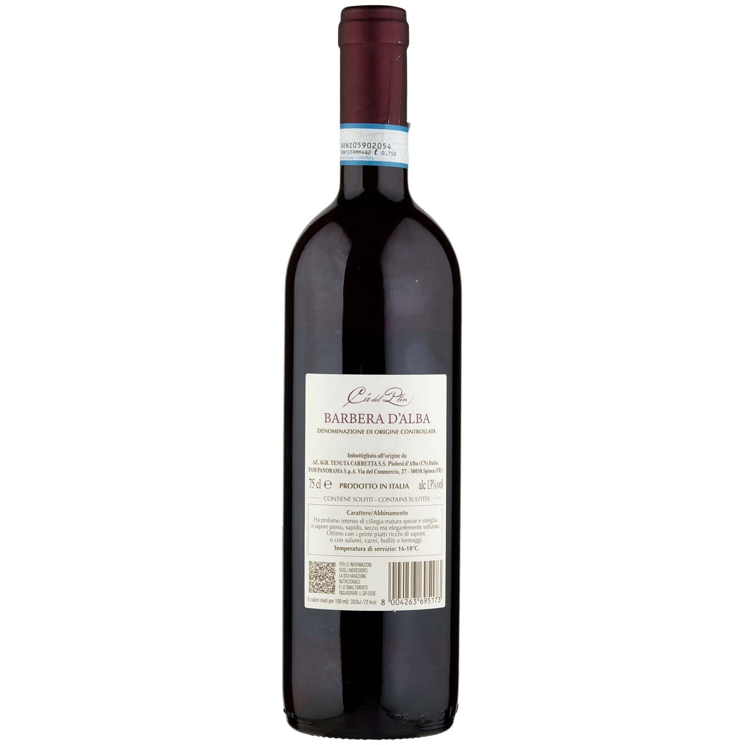 Cà del Plin Barbera d'Alba DOC 75 cl – immagine 4