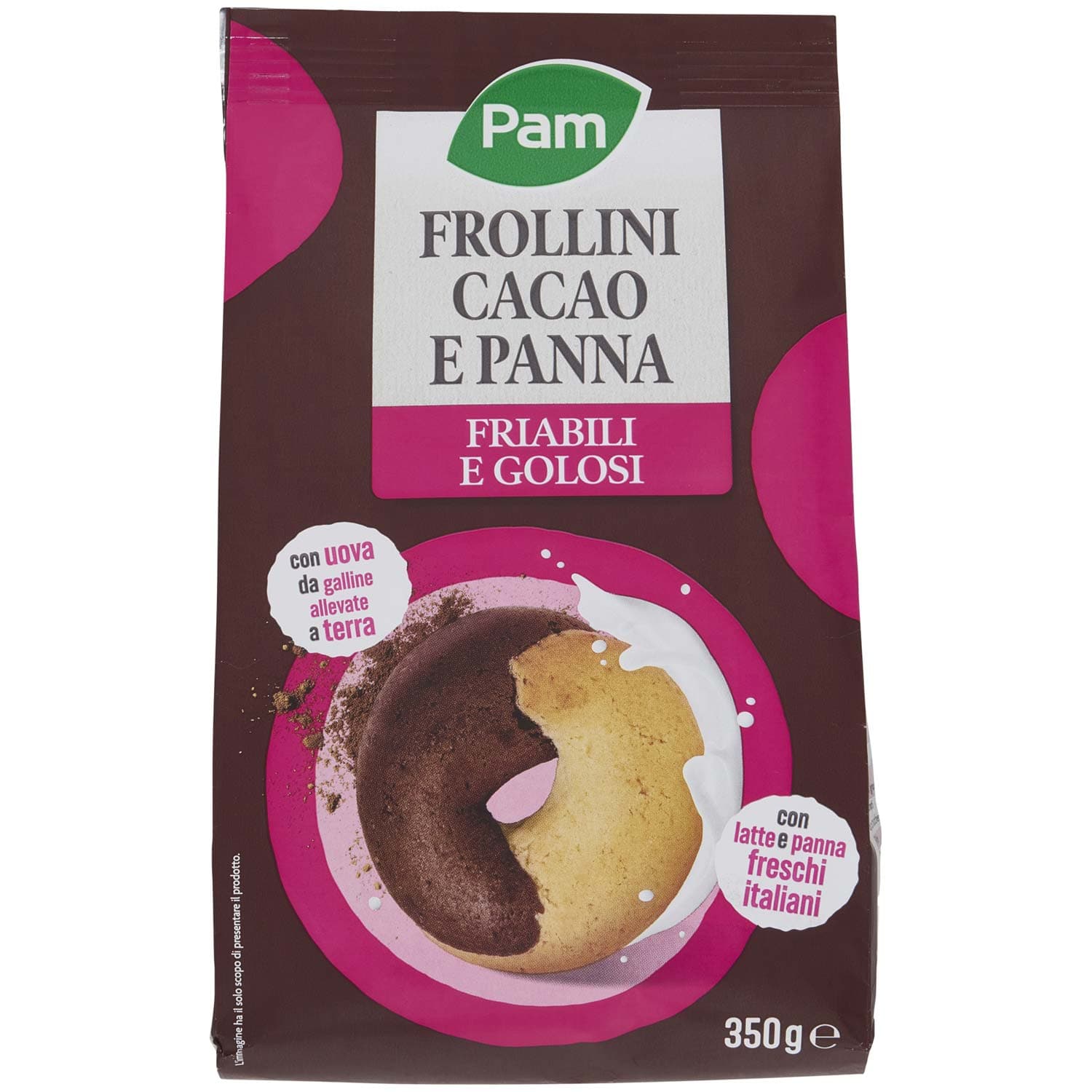 PAM Frollini Cacao e Panna 350 g – immagine 2