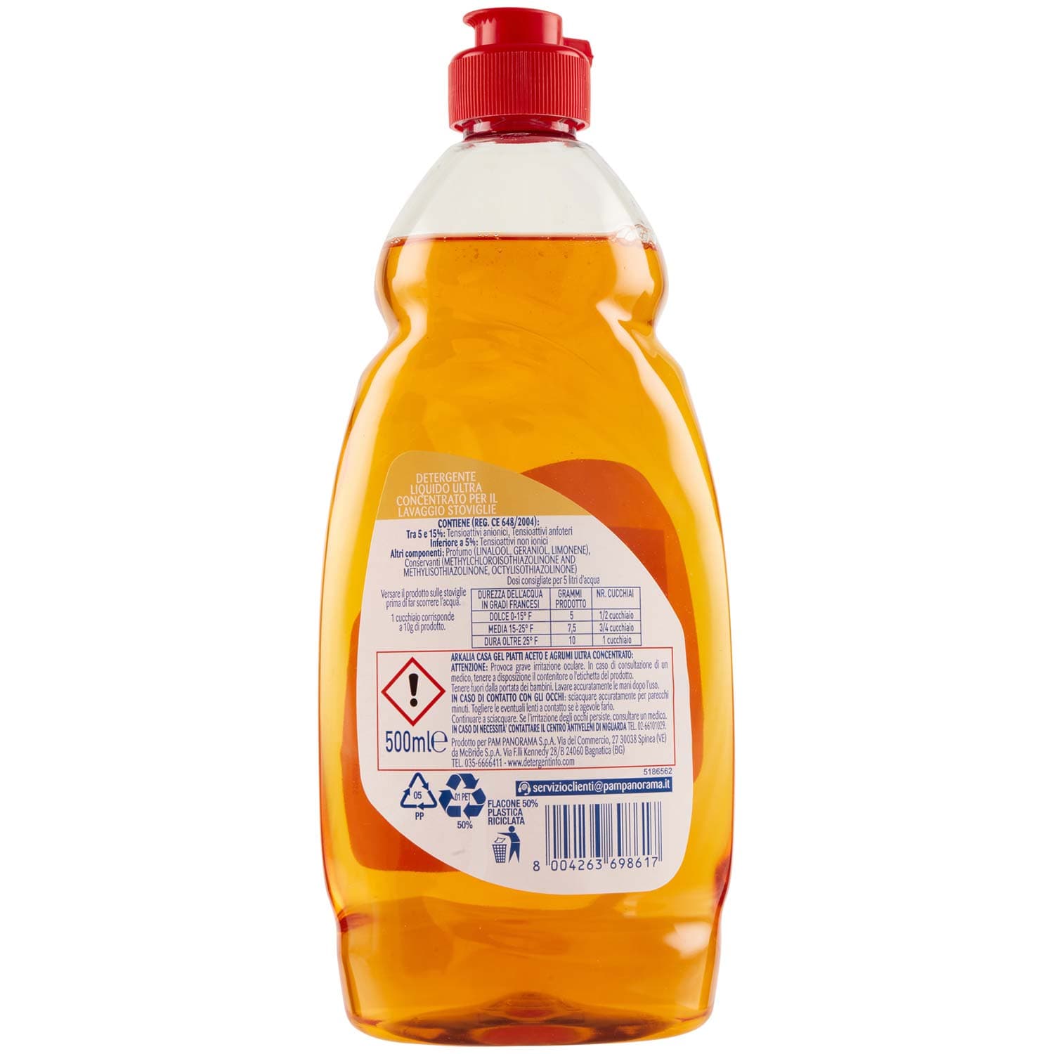 PAM PANORAMA Detersivo Piatti ultraconcentrato Profumo di Agrumi 500 ml – immagine 4