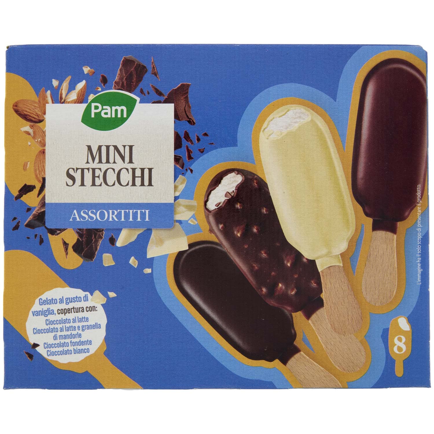 PAM Mini Stecchi Assortiti 8 x 40 g – immagine 2
