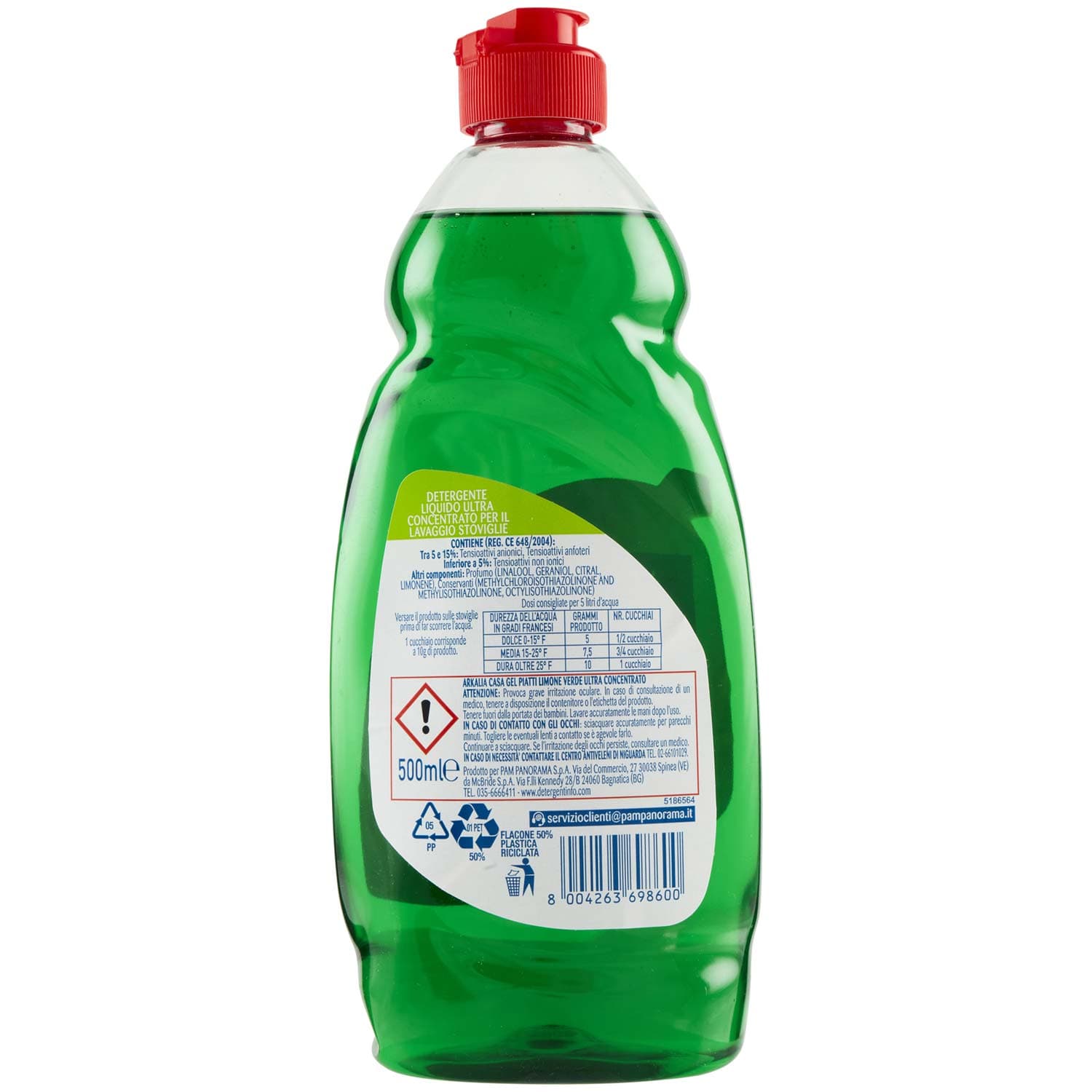 PAM PANORAMA Detersivo Piatti ultraconcentrato Profumo di Limone 500 ml – immagine 4