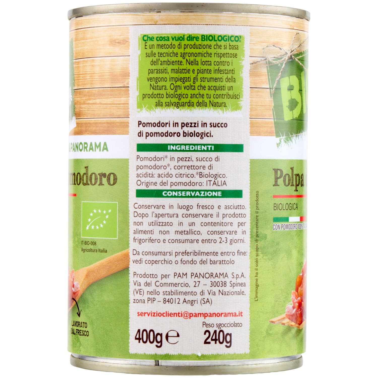 BIO Polpa di Pomodoro Biologica 400 g – immagine 3