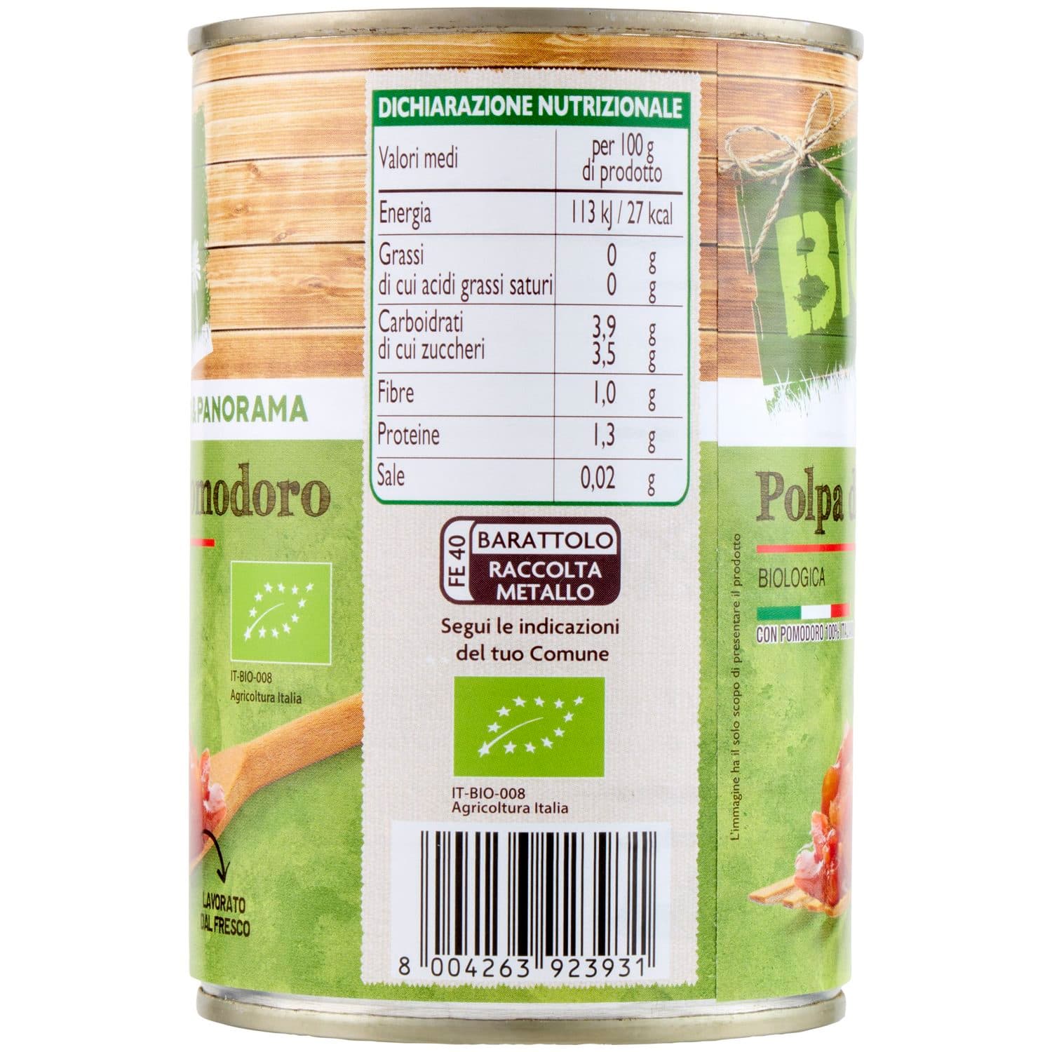 BIO Polpa di Pomodoro Biologica 400 g – immagine 5