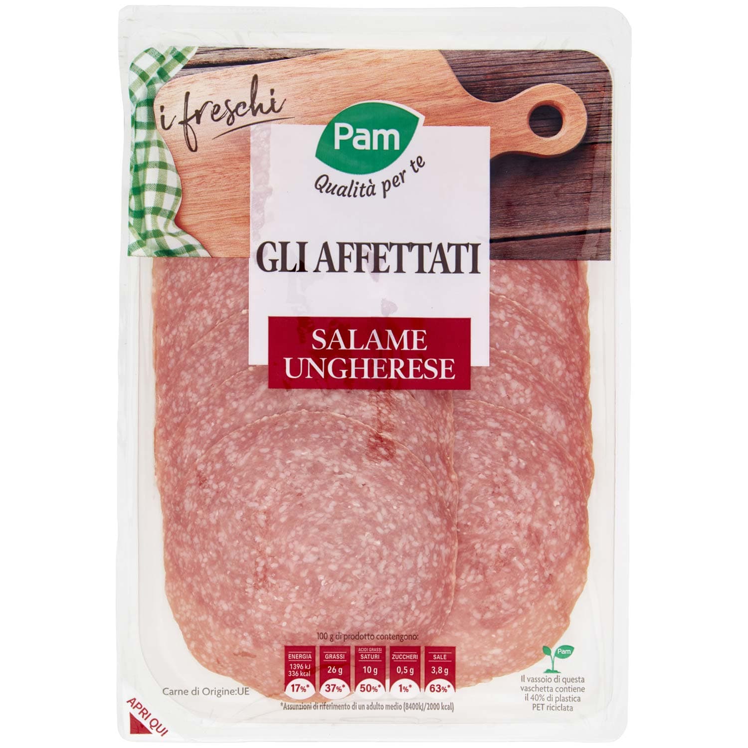 PAM Qualità per te gli Affettati Salame Ungherese 110 g – immagine 2