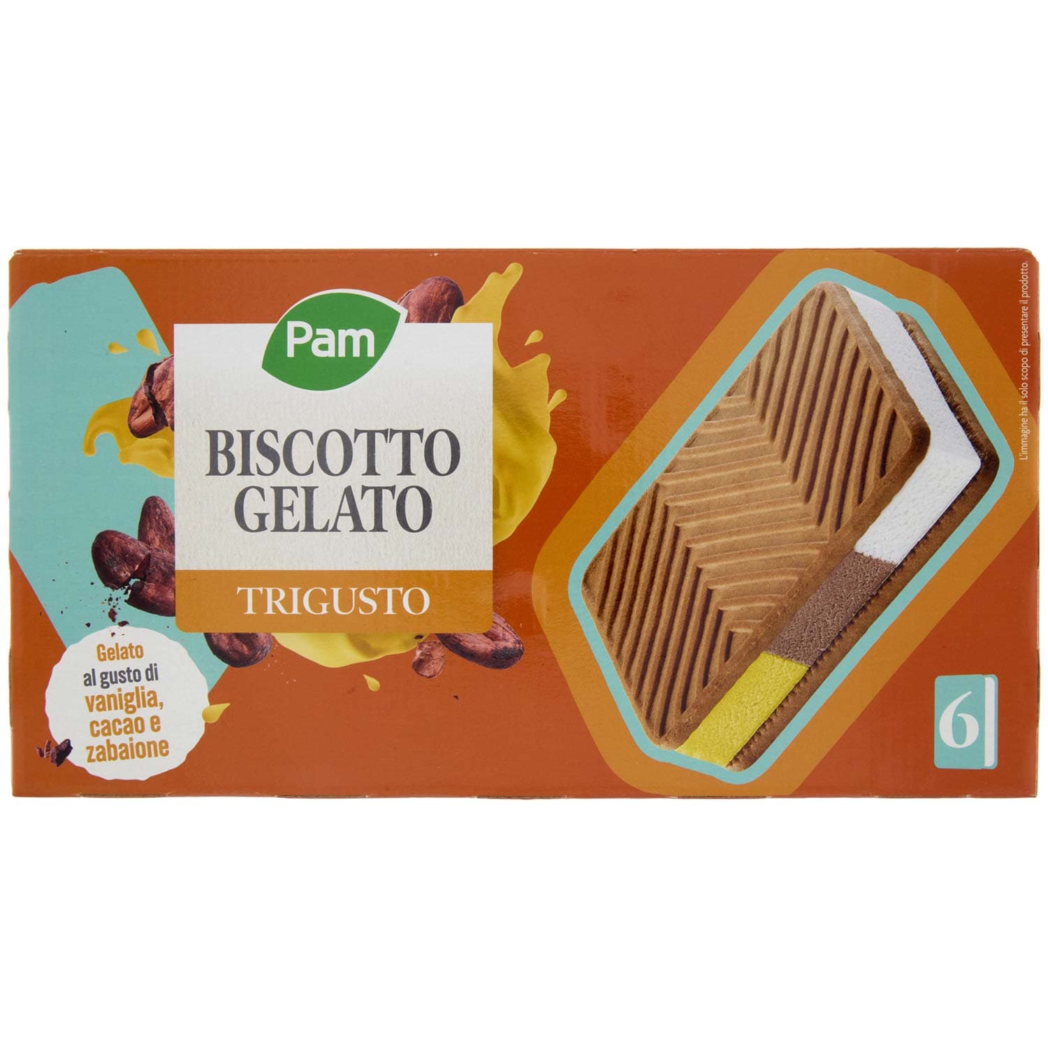 PAM Biscotto Gelato Trigusto 6 x 80 g – immagine 2
