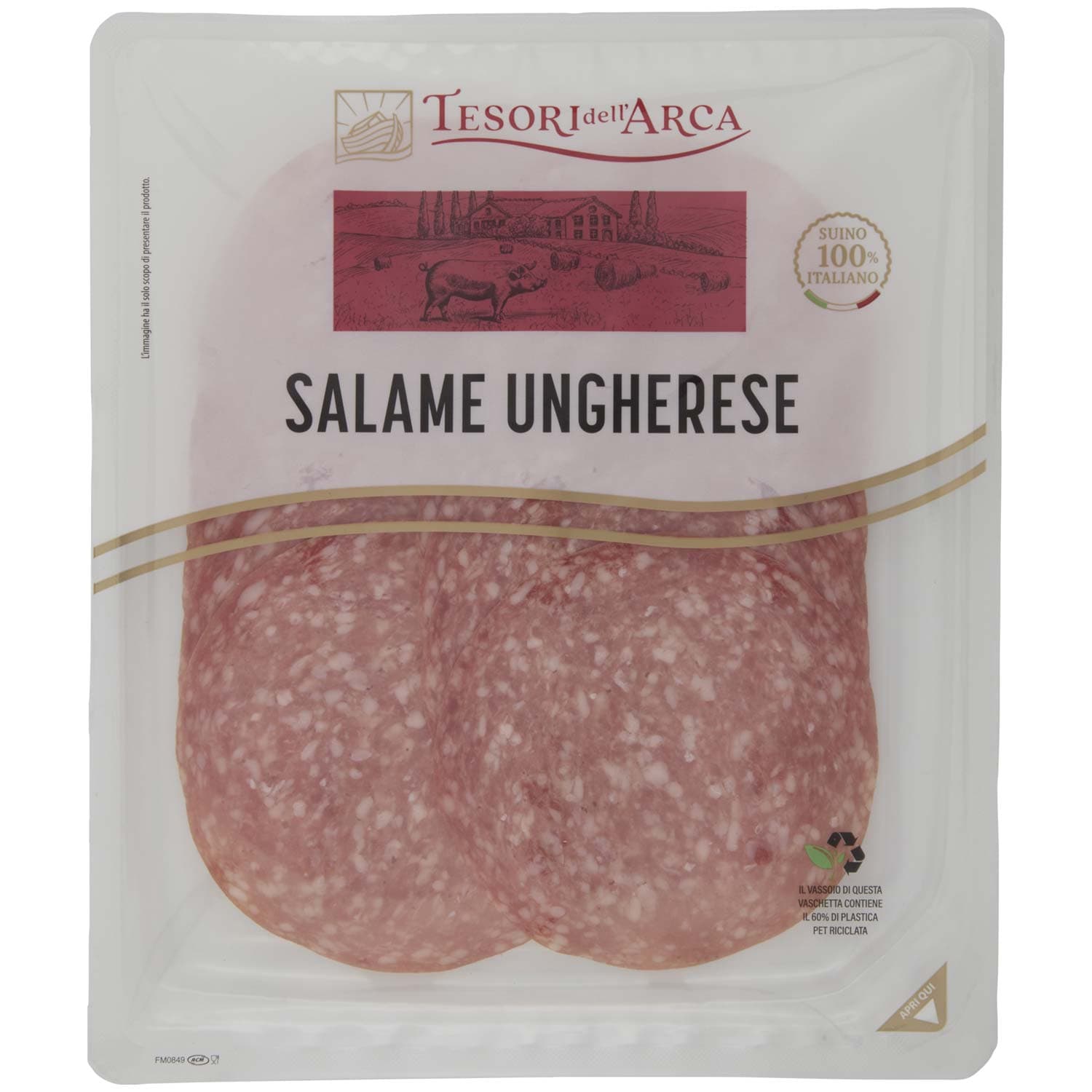 TESORI DELL'ARCA Salame Ungherese 100 g – immagine 2