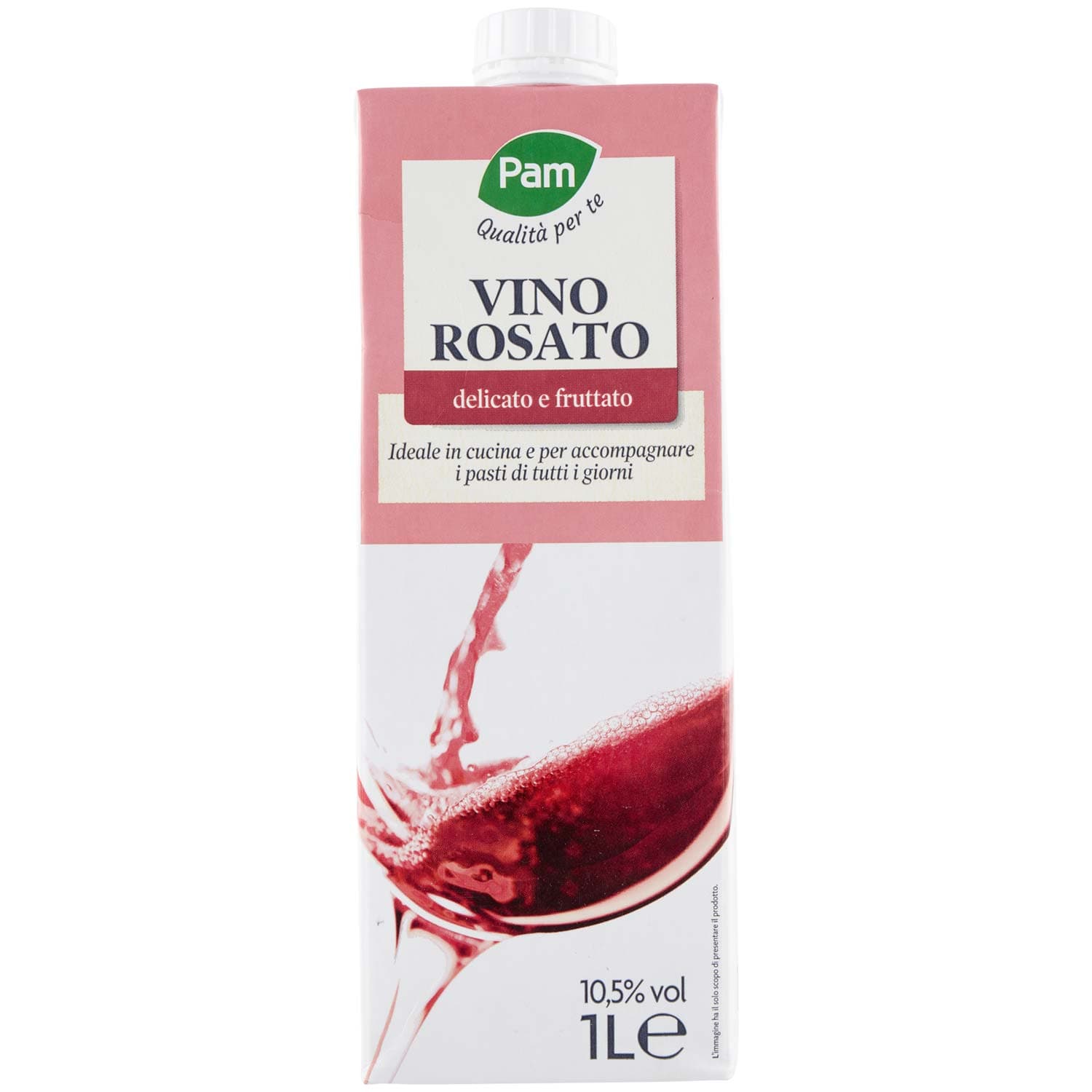PAM Qualità per te Vino Rosato 1 L – immagine 2