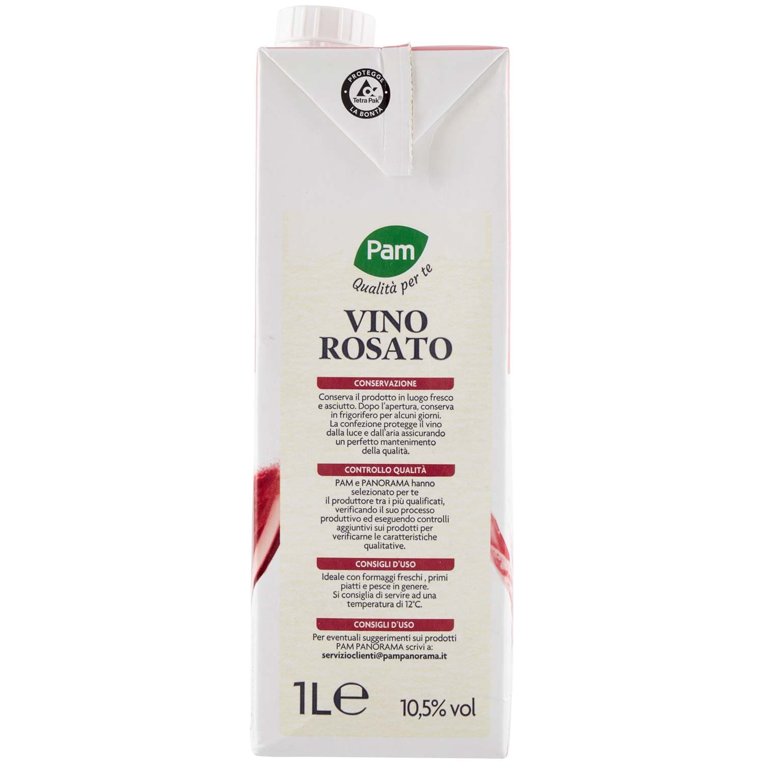 PAM Qualità per te Vino Rosato 1 L – immagine 5