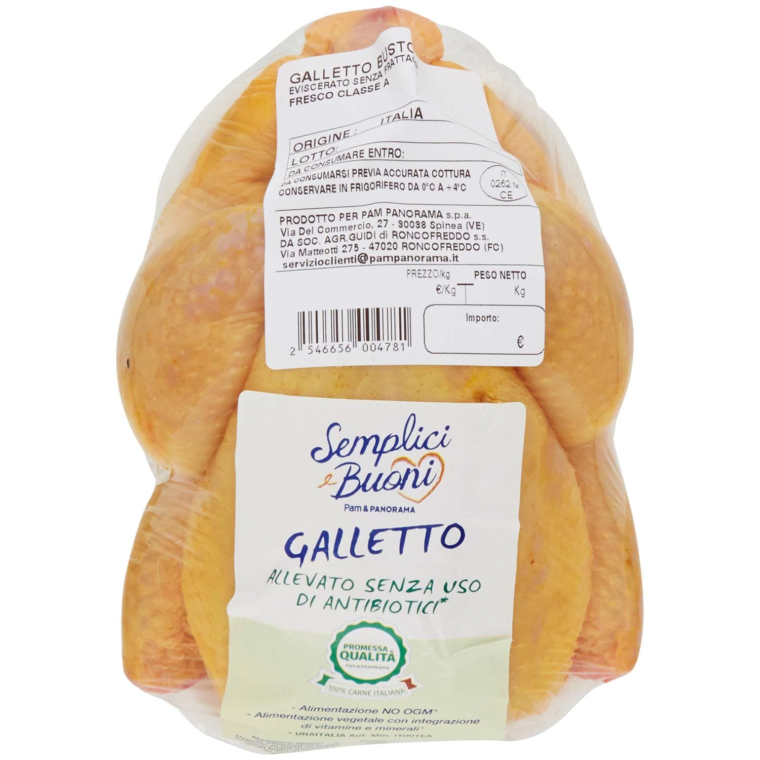 SEMPLICI E BUONI Senza Antibiotici Galletto Busto – immagine 2