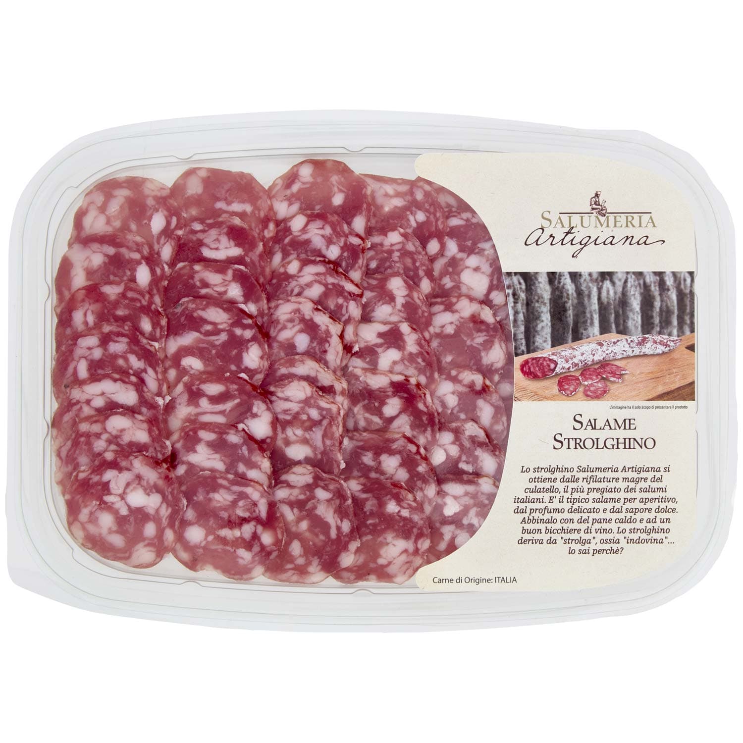 SALUMERIA ARTIGIANA Salame Strolghino 80 g – immagine 2
