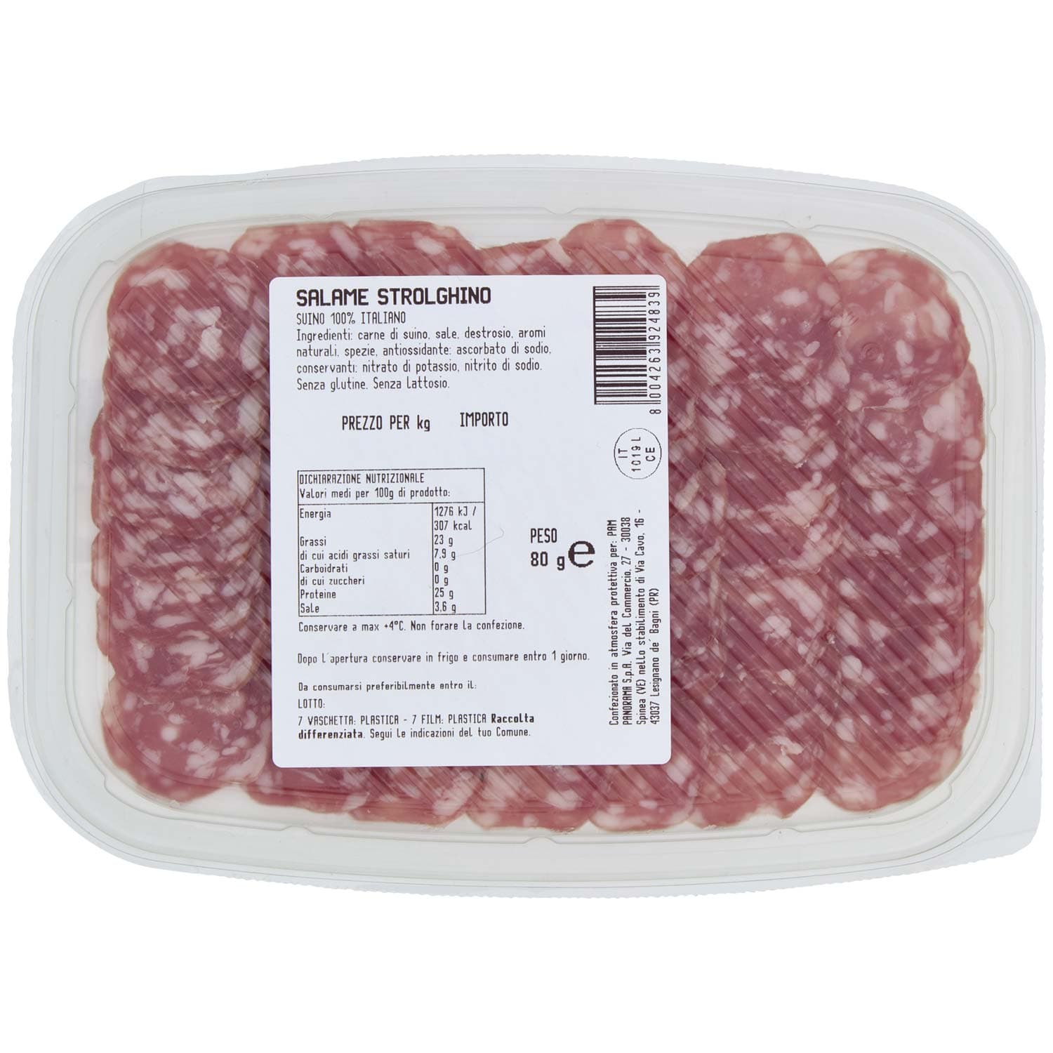 SALUMERIA ARTIGIANA Salame Strolghino 80 g – immagine 4