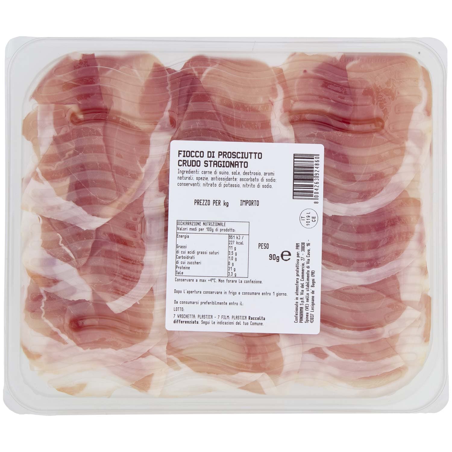 PAM PANORAMA Fiocco di Prosciutto Crudo Stagionato 100 g – immagine 4