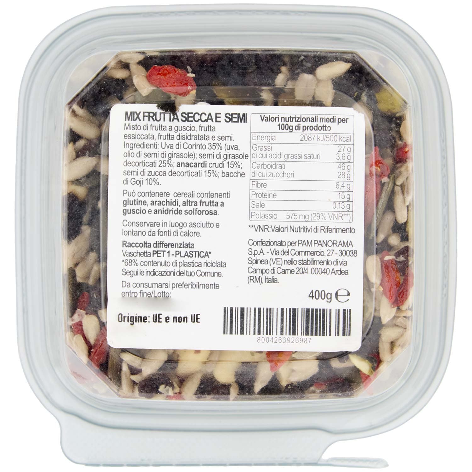 PAM Mix Frutta e Semi 400 g – immagine 4