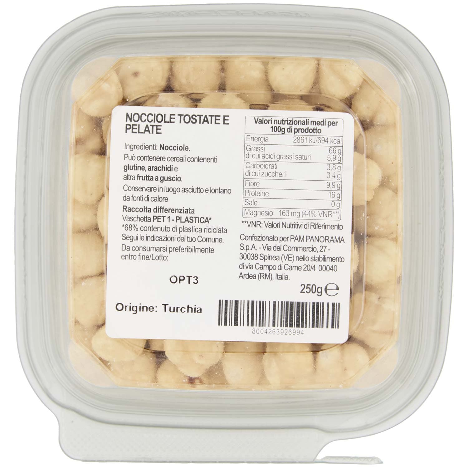 PAM Nocciole Tostate e Pelate 250 g – immagine 4