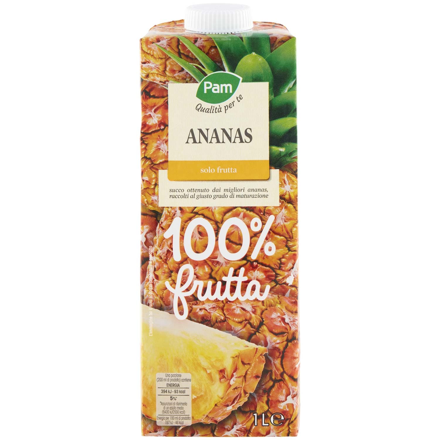 PAM Qualità per te Succo di Ananas 1 L – immagine 2