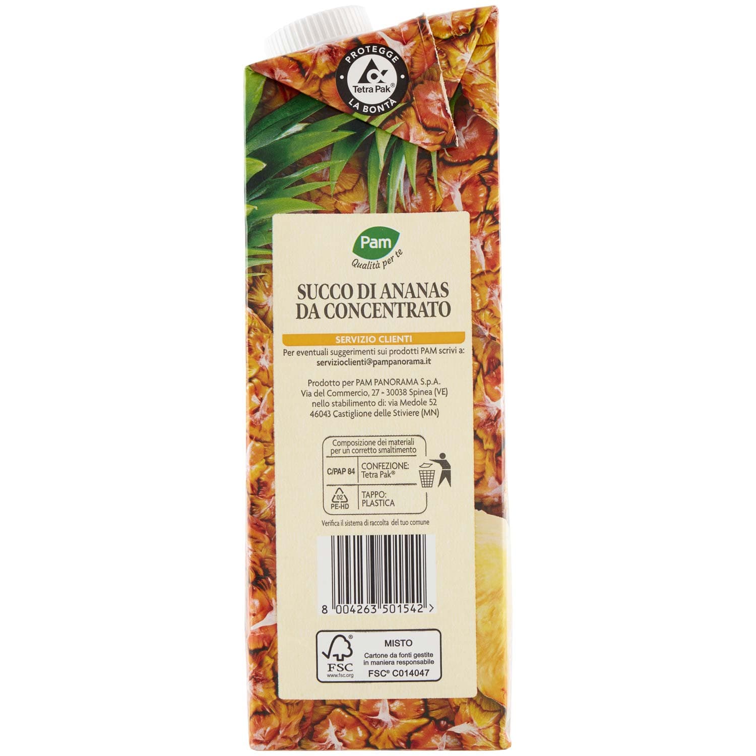PAM Qualità per te Succo di Ananas 1 L – immagine 5