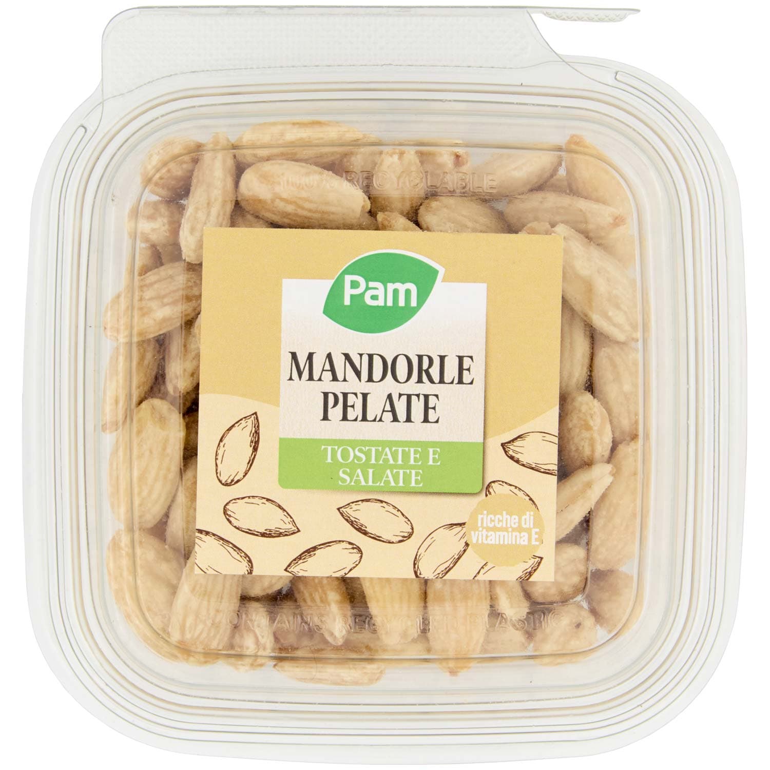 PAM Mandorle Pelate Tostate e Salate 120 g – immagine 2