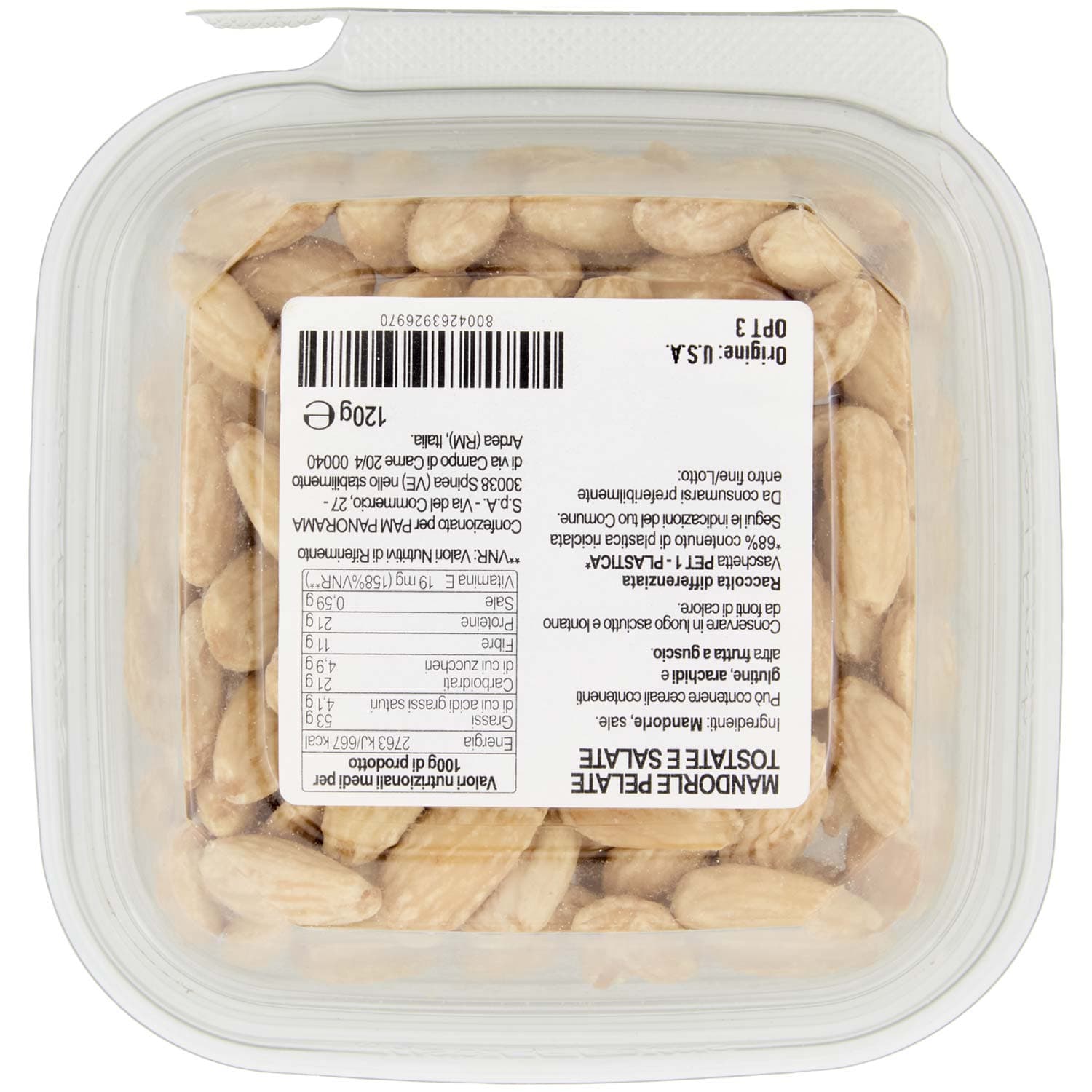 PAM Mandorle Pelate Tostate e Salate 120 g – immagine 4