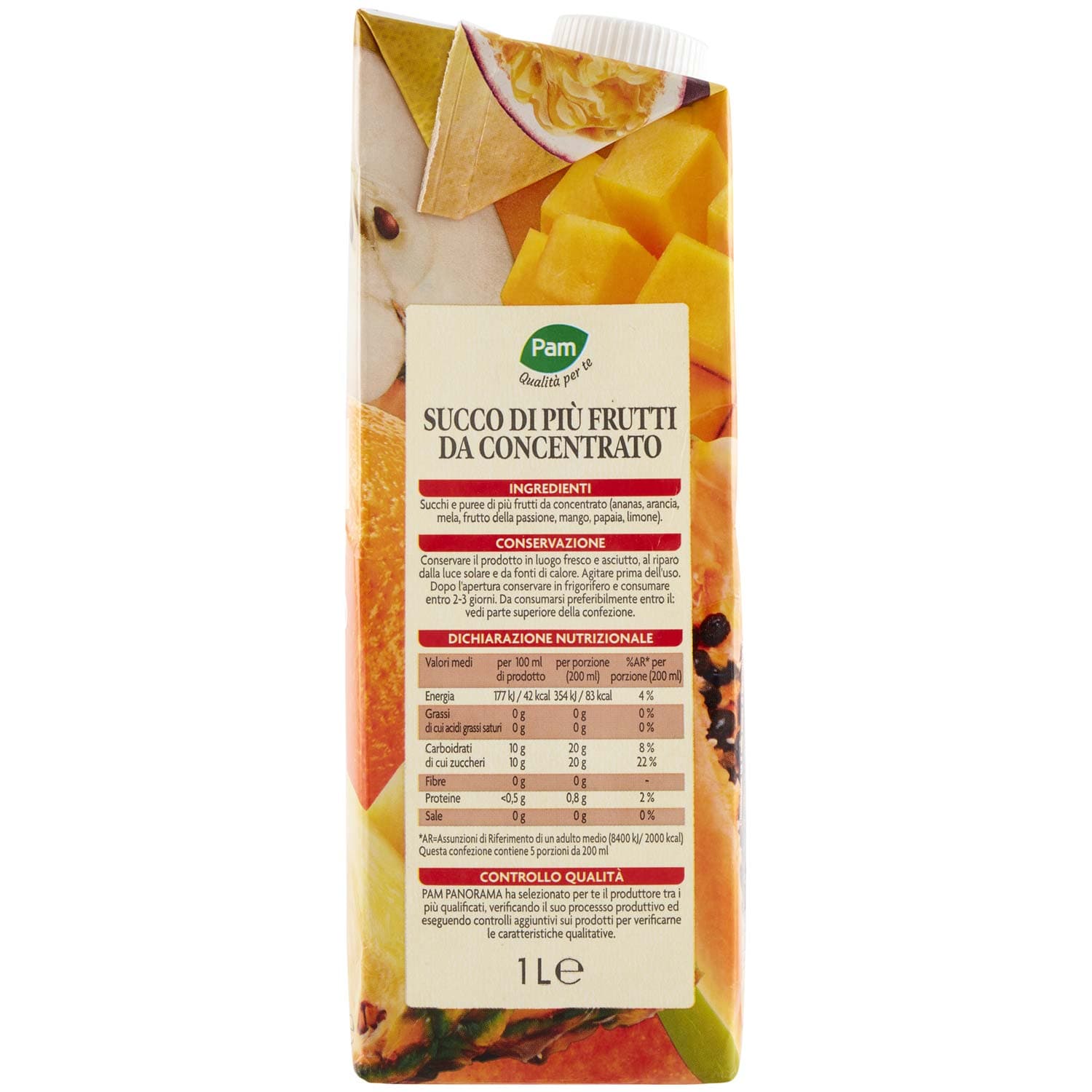 PAM Qualità per te Succo Tropical 1 L – immagine 3