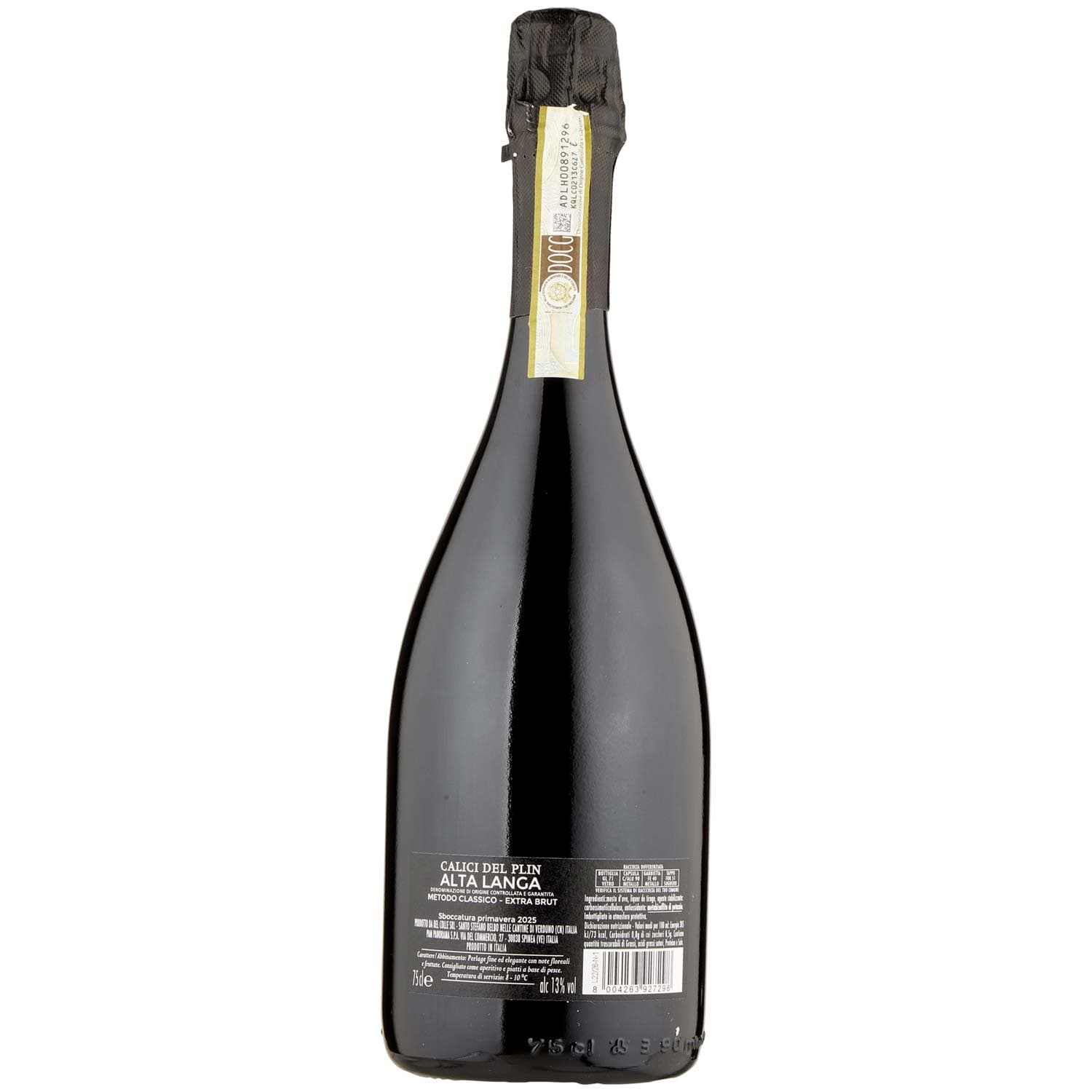 Calici del Plin Alta Langa D.O.C.G Metodo Classico Extra Brut 75 cl – immagine 4