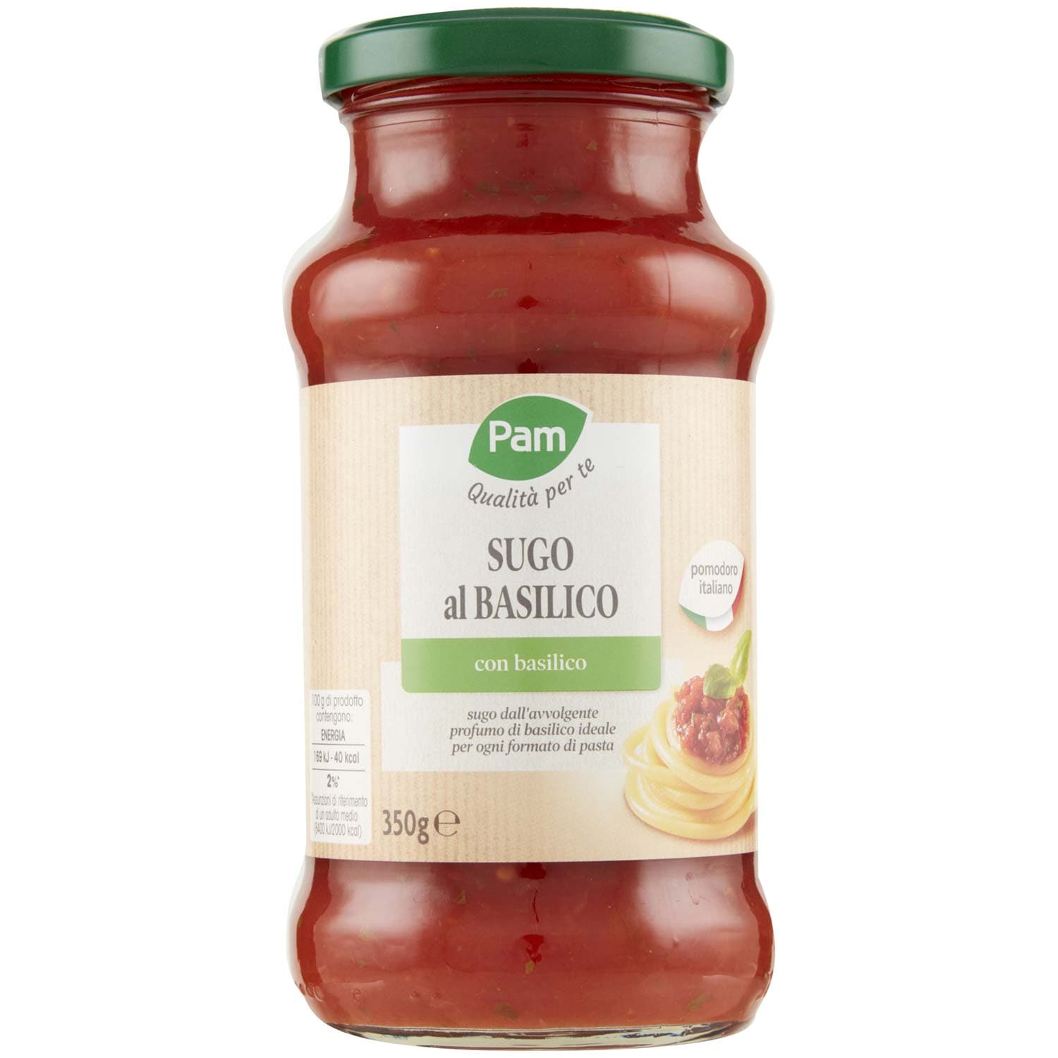 PAM Qualità per te Sugo al basilico 350 g – immagine 2