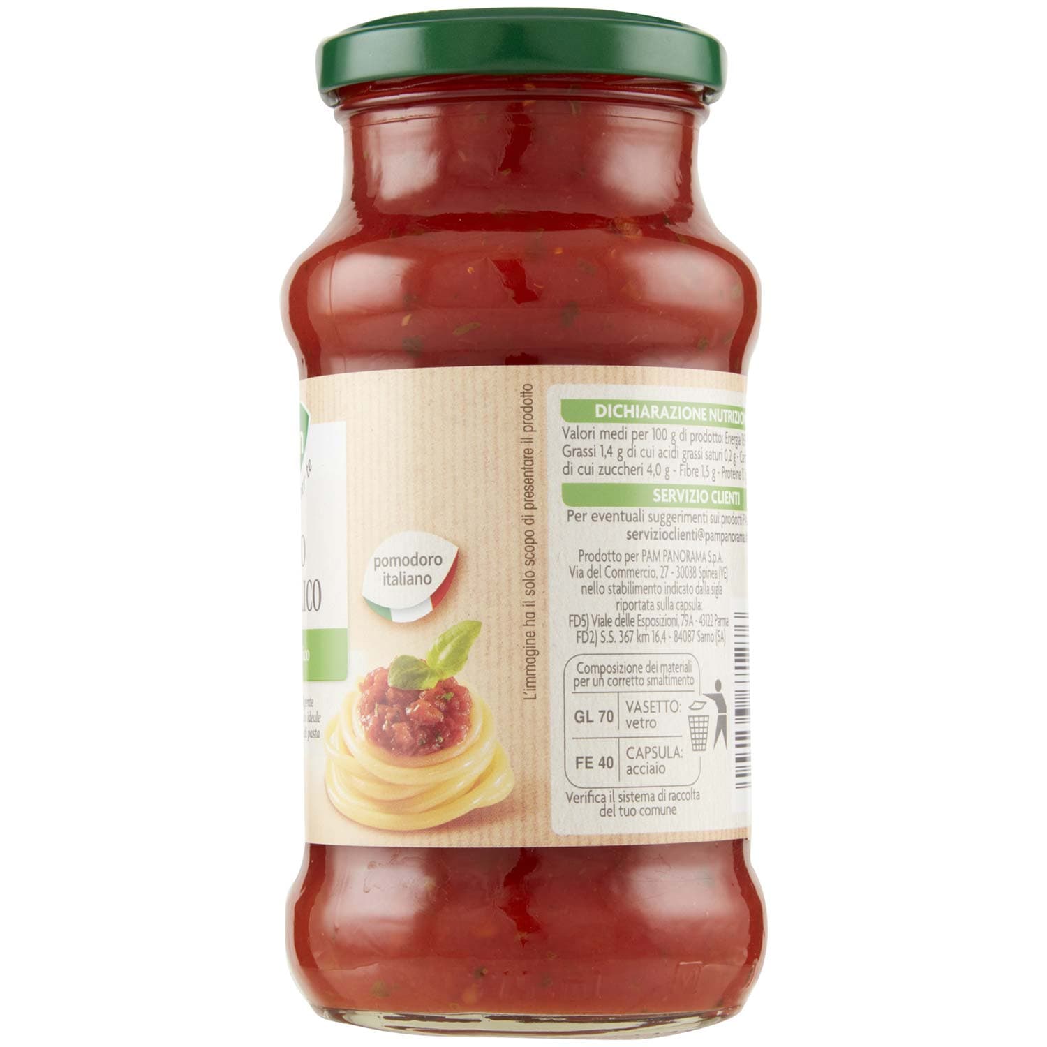 PAM Qualità per te Sugo al basilico 350 g – immagine 5