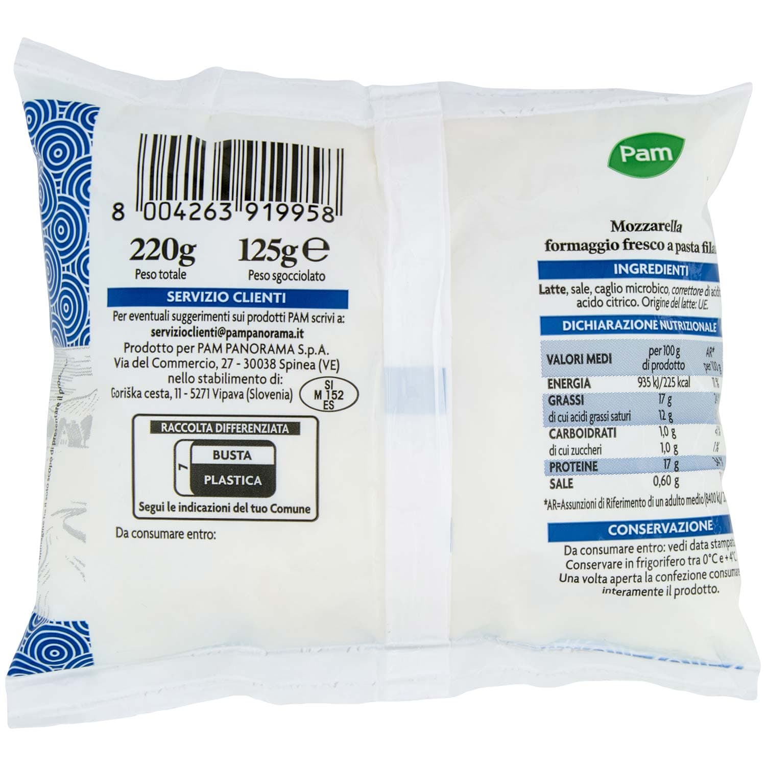 PAM Mozzarella 125 g – immagine 4