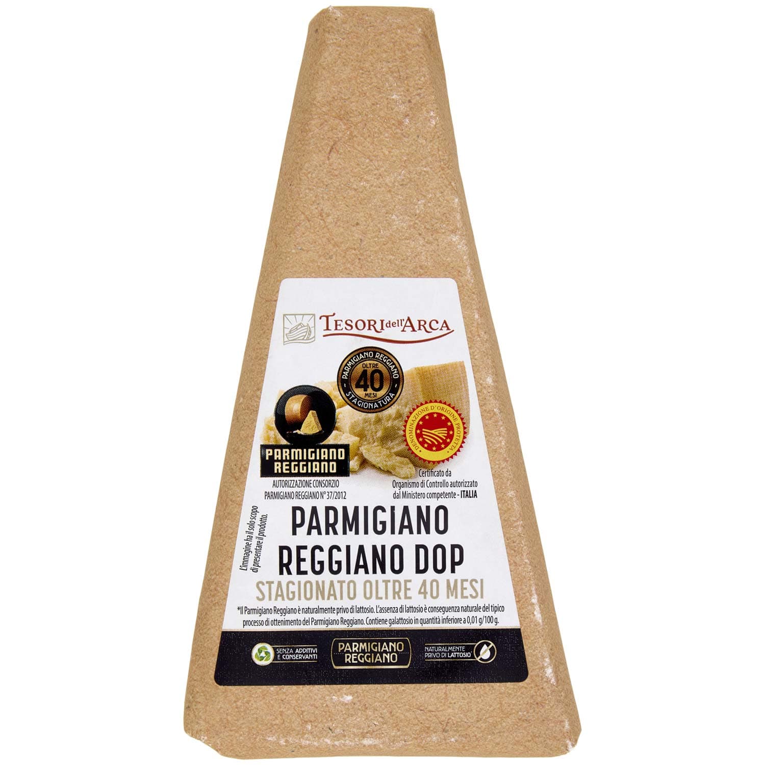 TESORI DELL'ARCA Parmigiano Reggiano DOP Stagionato Oltre 40 Mesi 0,300 Kg – immagine 2