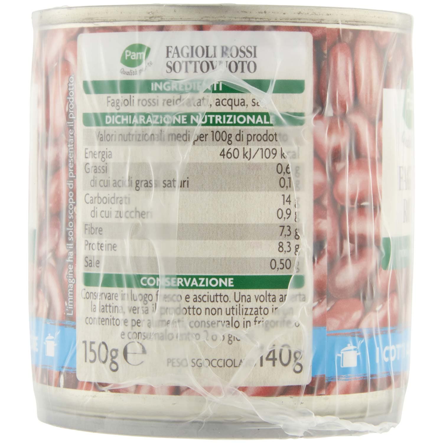 PAM Qualità per te Fagioli Rossi 3 x 150 g – immagine 3