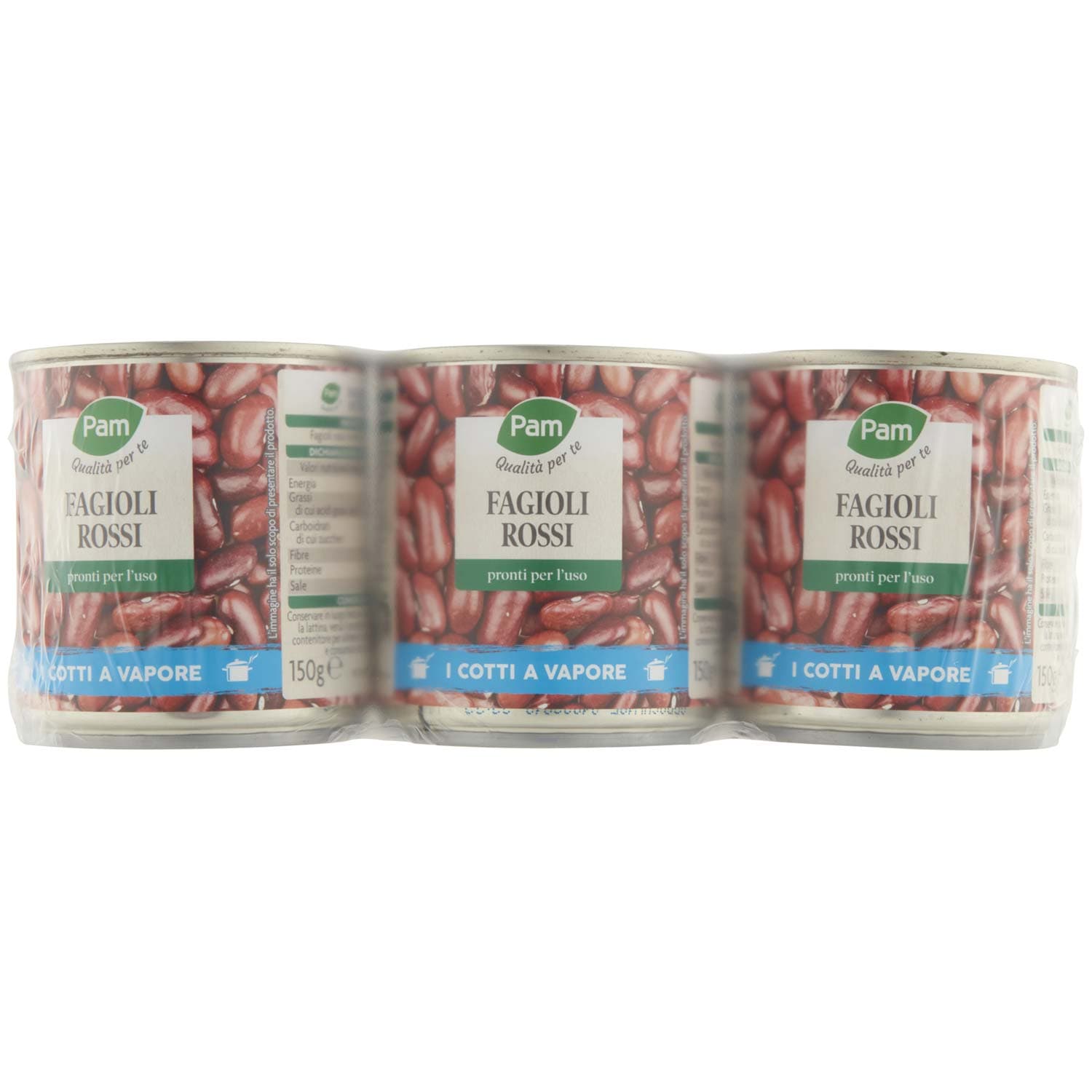 PAM Qualità per te Fagioli Rossi 3 x 150 g – immagine 4