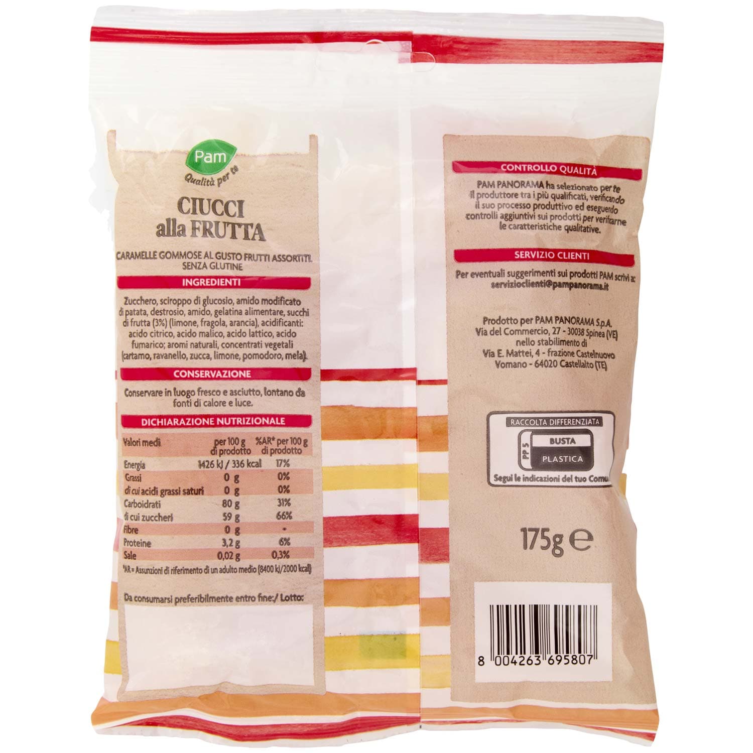 PAM Qualità per te Ciucci alla Frutta 175 g – immagine 4