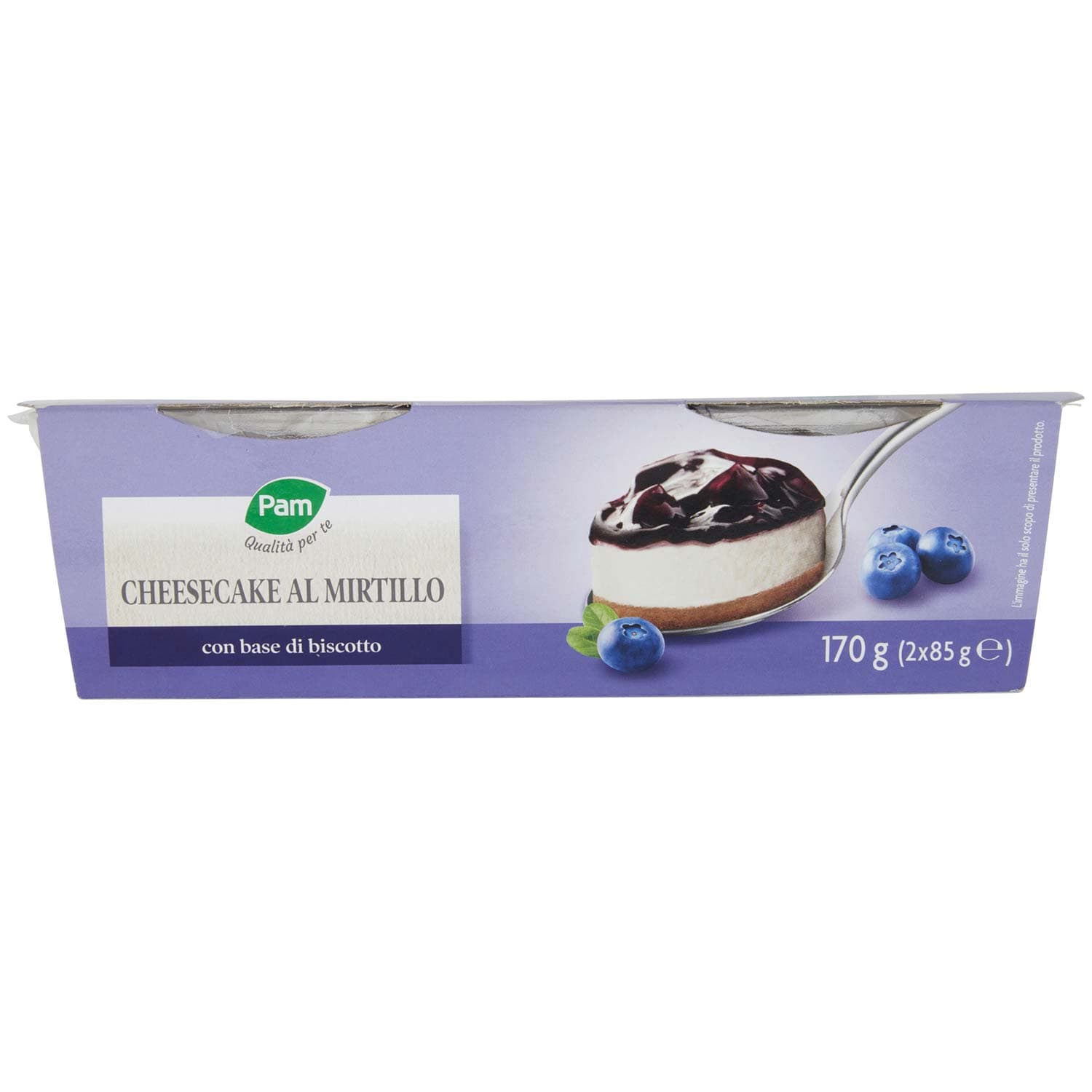 PAM Qualità per te Cheesecake al Mirtillo 2 x 85 g – immagine 6