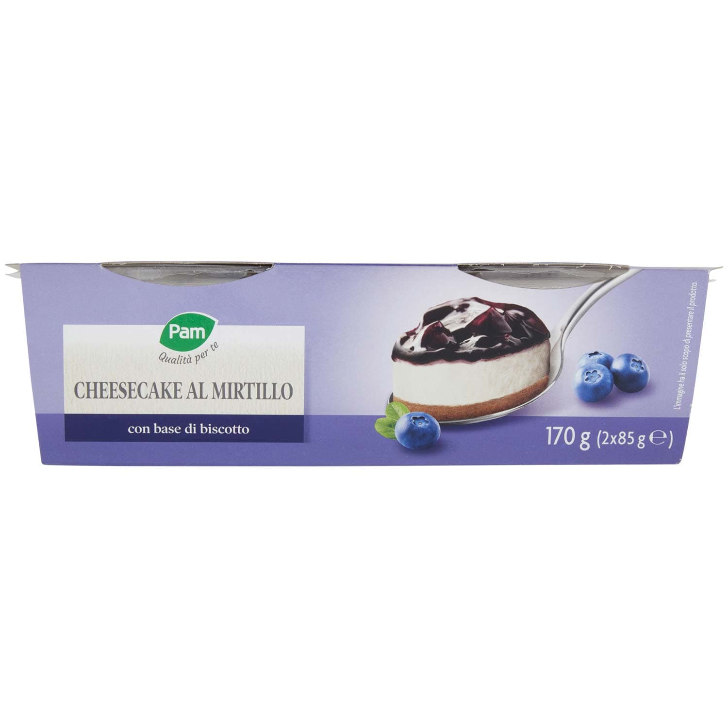 PAM Qualità per te Cheesecake al Mirtillo 2 x 85 g – immagine 7