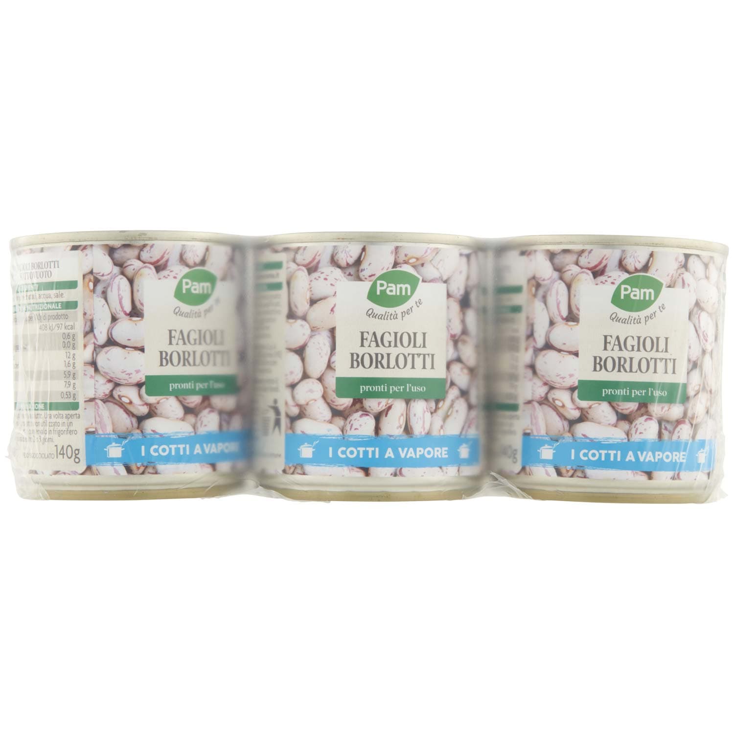 PAM PANORAMA Fagioli Borlotti 150g x 3 – immagine 2