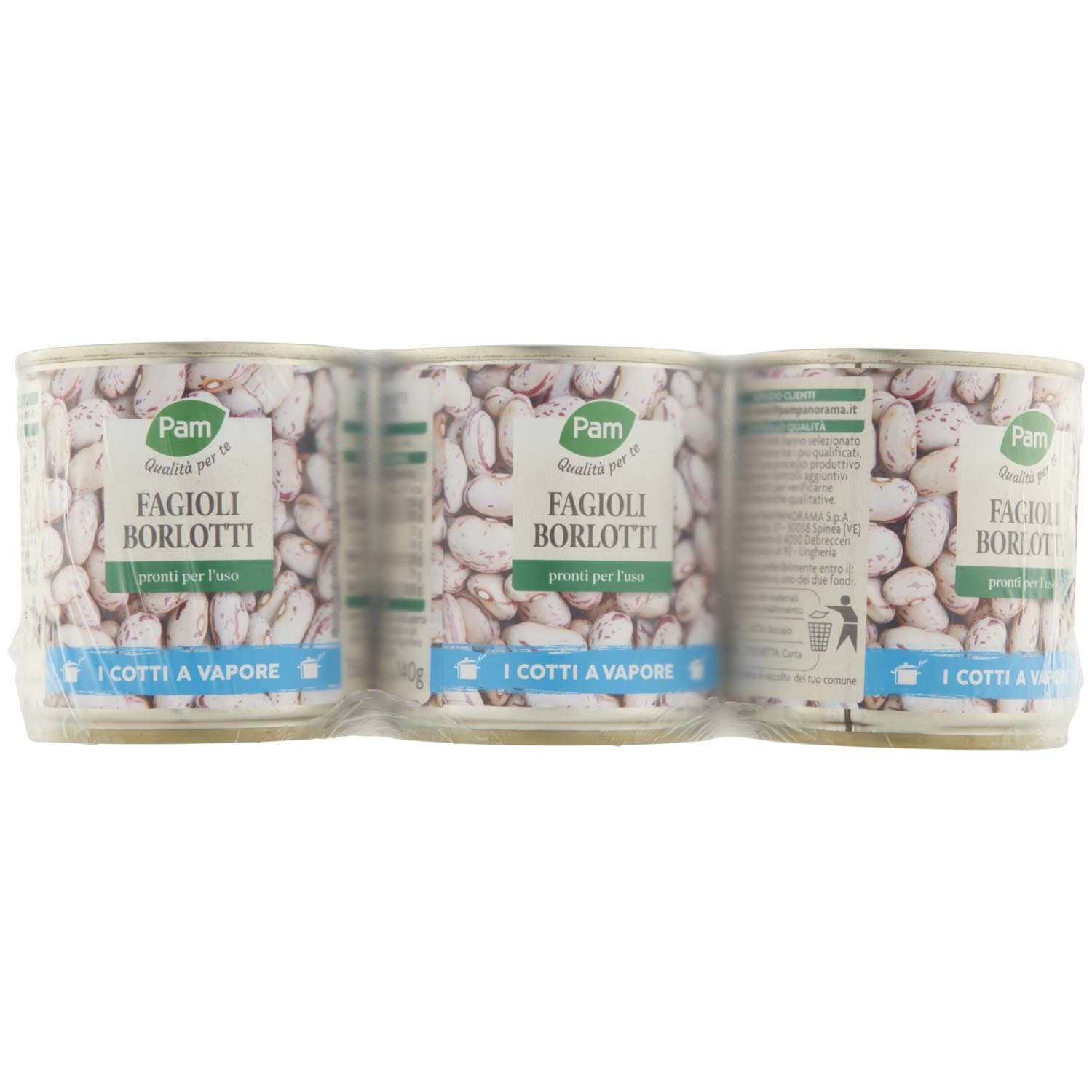 PAM PANORAMA Fagioli Borlotti 150g x 3 – immagine 4