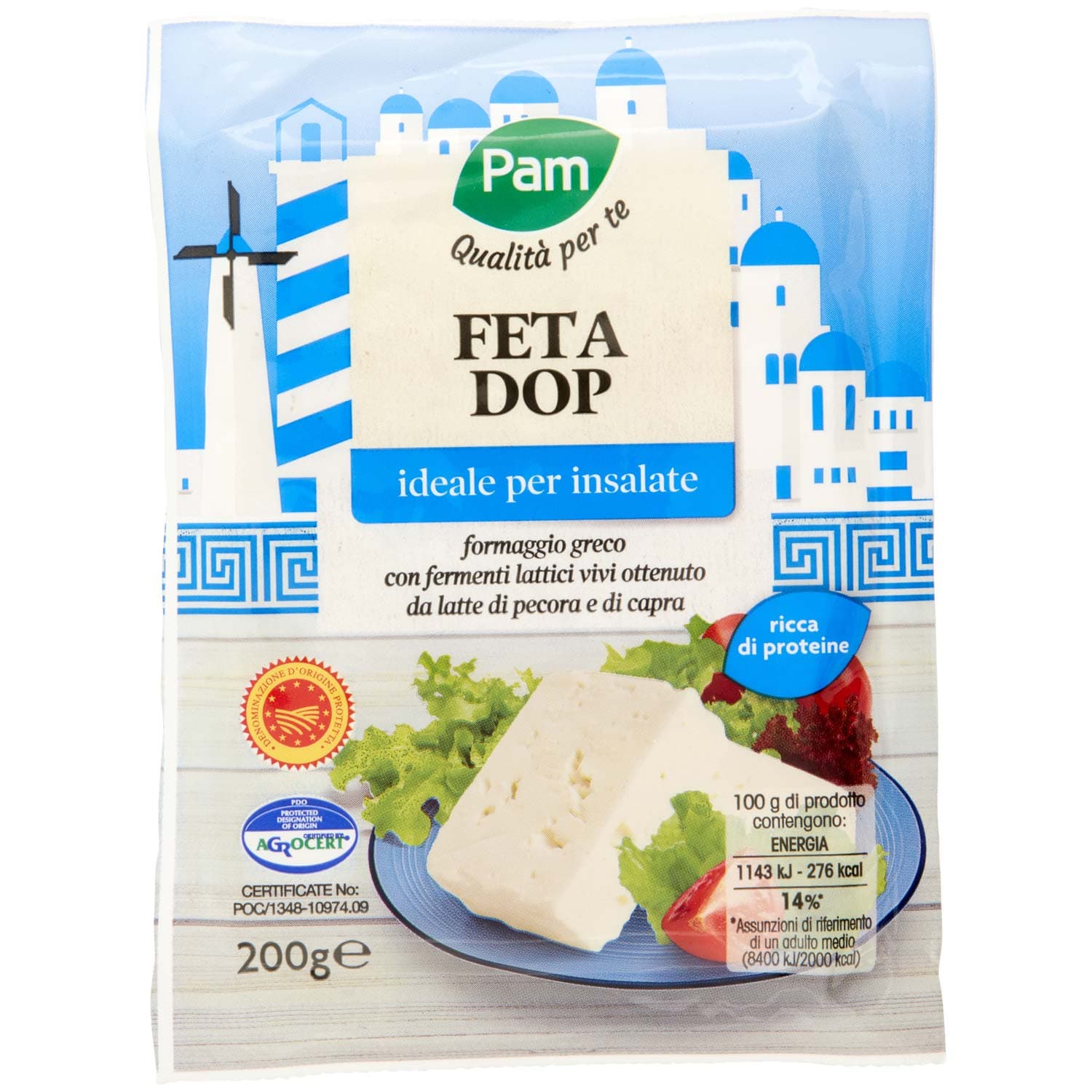 PAM Qualità per te Feta DOP 200 g – immagine 2
