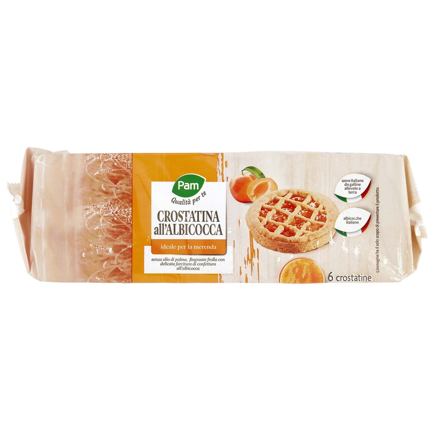 PAM PANORAMA Crostatina all'albicocca 240g (40g x 6) – immagine 3