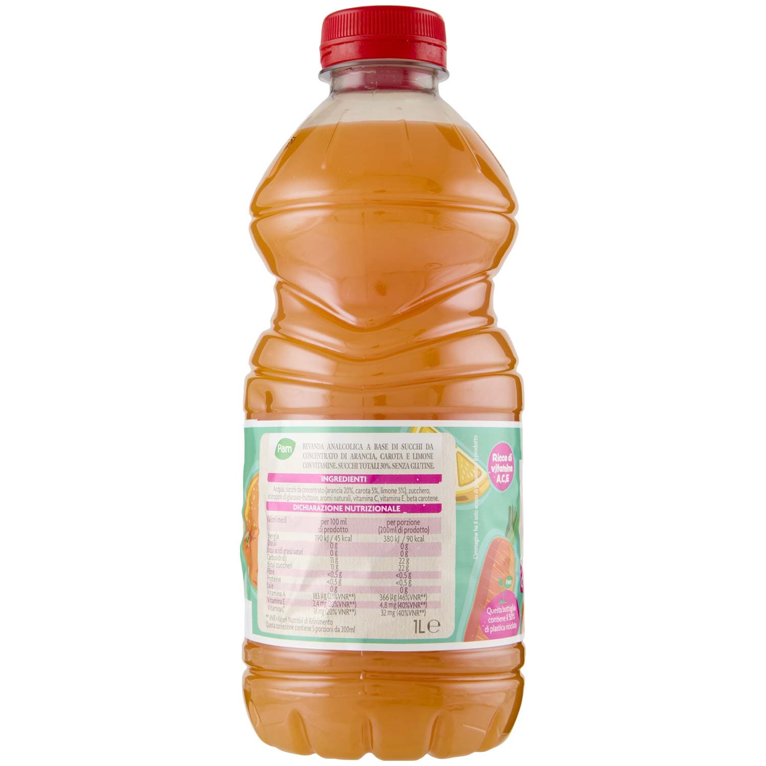 PAM Qualità per te Ace arancia, carota, limone 1 L – immagine 3