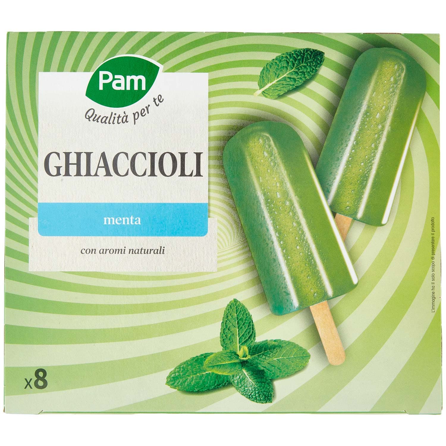 PAM Qualità per te Ghiaccioli menta 8 x 70 g – immagine 2