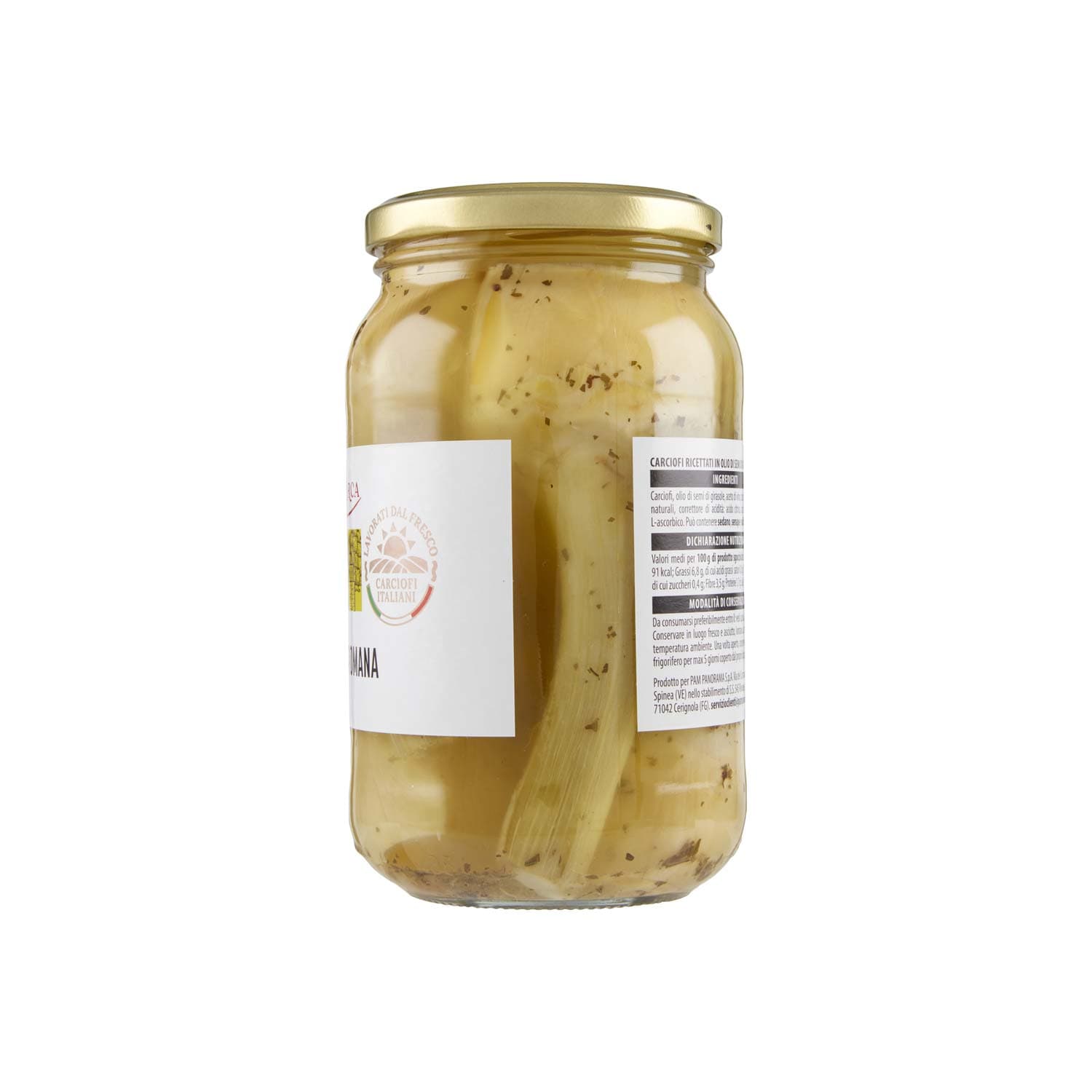 TESORI DELL'ARCA Carciofi con Gambo alla Romana Sottolio 510 g – immagine 5