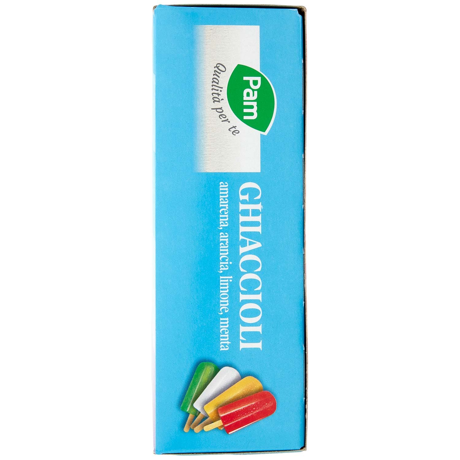 PAM Qualità per te Ghiaccioli amarena, arancia, limone, menta 10 x 70 g Ghiacciolo all'amarena: Ghiacciolo all'arancia: Ghiacciolo al limone: Ghiacciolo al gusto menta: – immagine 3